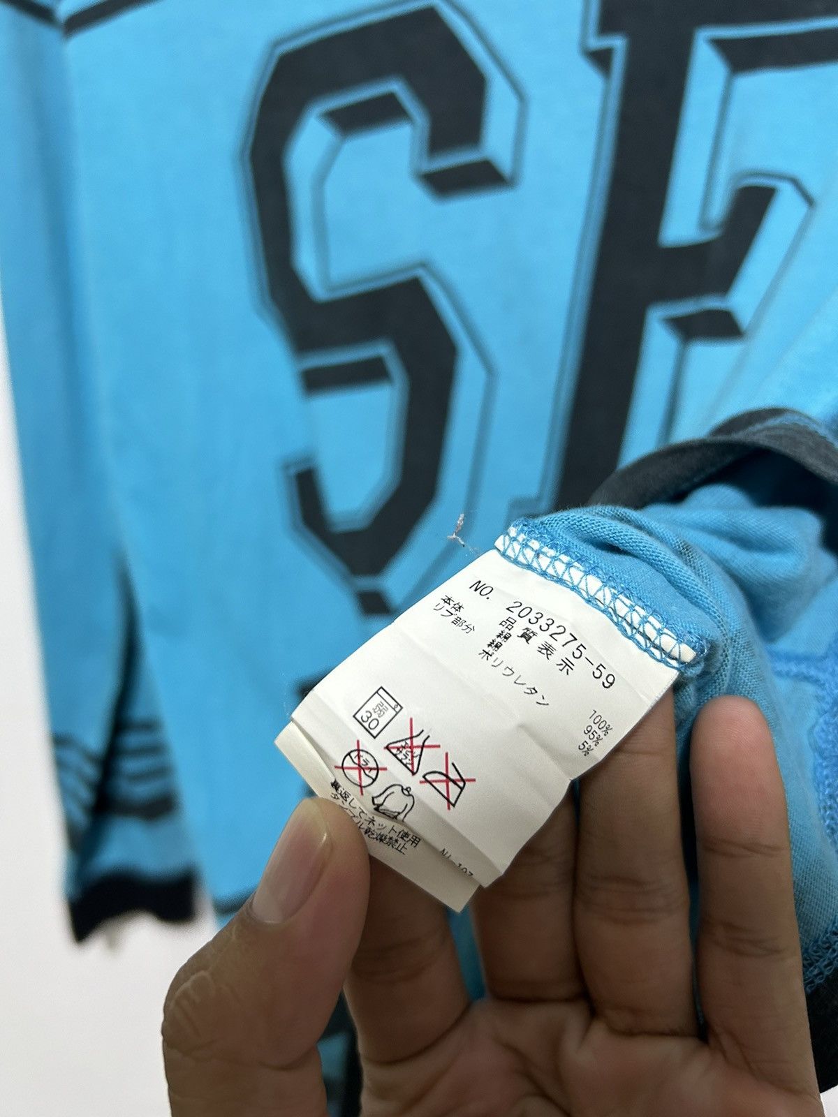 Beauty Beast × Japanese Brand Japanese Blue Cross Long Sleeve Size US M / EU 48-50 / 2 - 7 Thumbnail