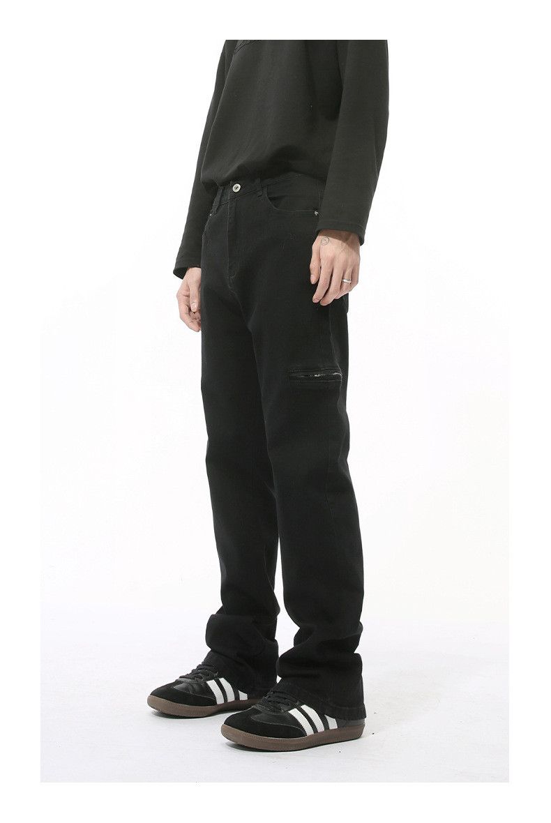 Japanese Brand × Jean Japanese retro straight zipper casual jeans Size US 32 / EU 48 - 2 Thumbnail