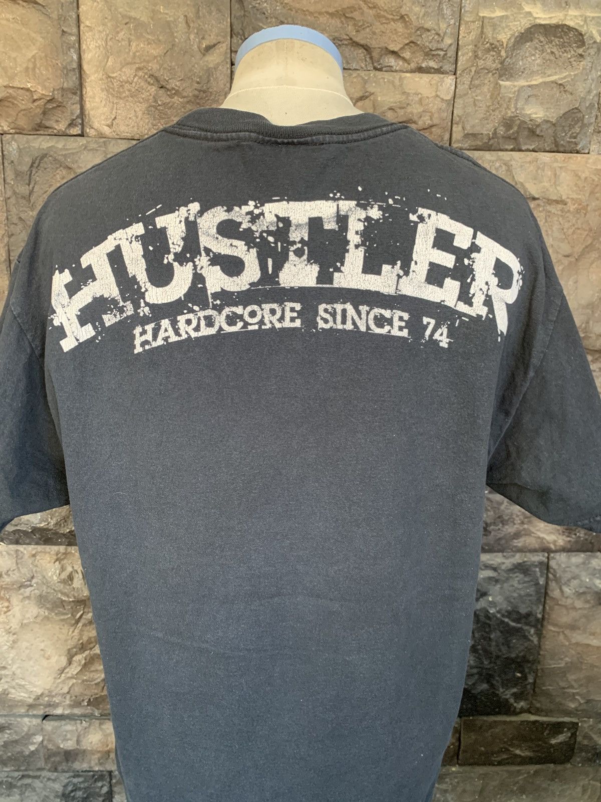 Vintage Vintage Hustler Hardcore Since 74 T shirt Size US L / EU 52-54 / 3 - 6 Thumbnail