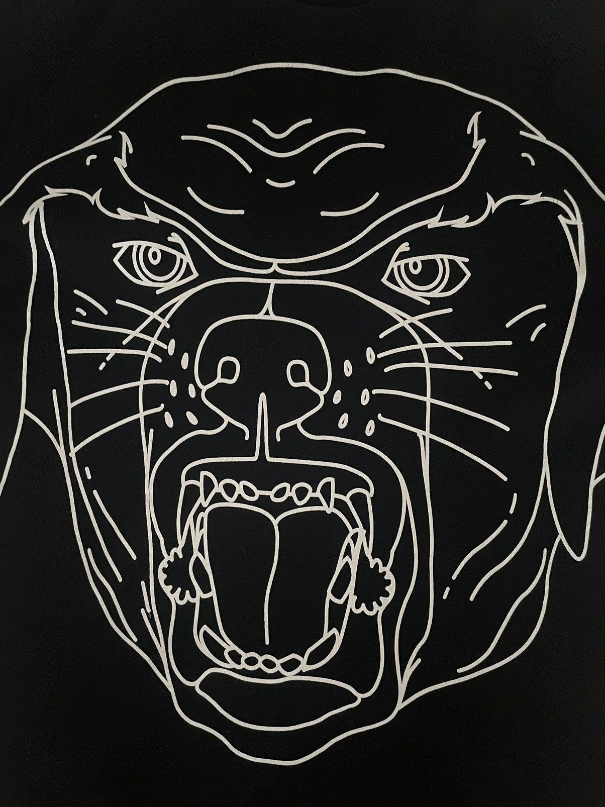 Givenchy Givenchy Stenciled Rottweiler Sweatshirt Size US M / EU 48-50 / 2 - 2 Thumbnail