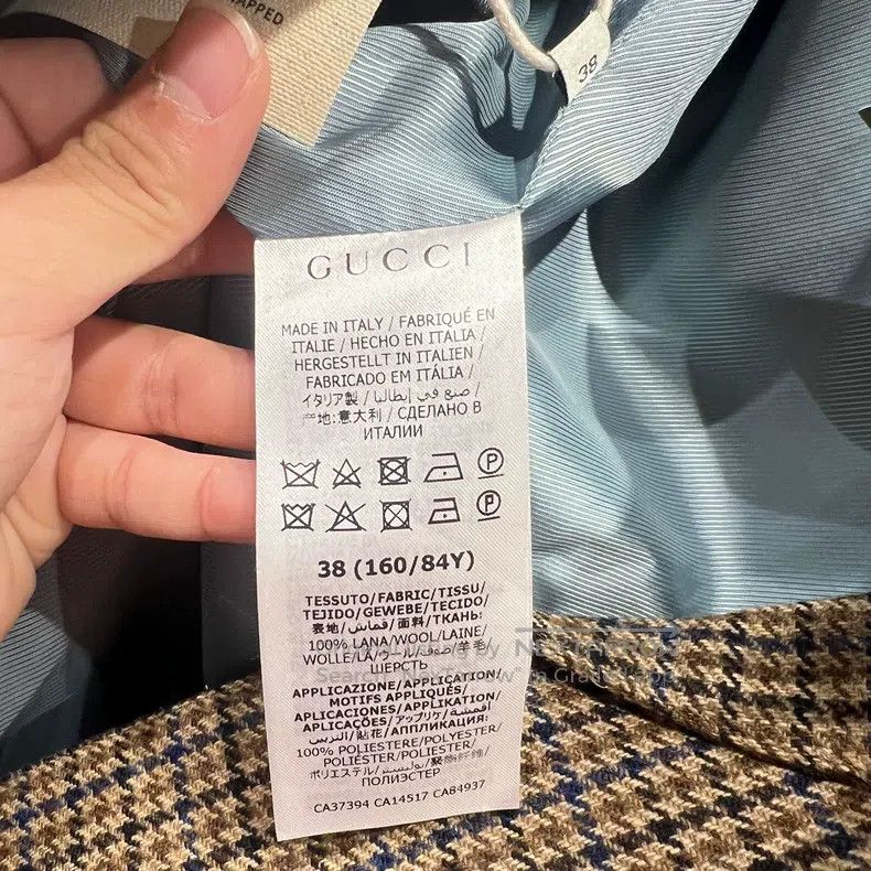 Gucci Gucci College-style patterned sleeve slogan suit jacket Size XS / US 0-2 / IT 36-38 - 4 Thumbnail