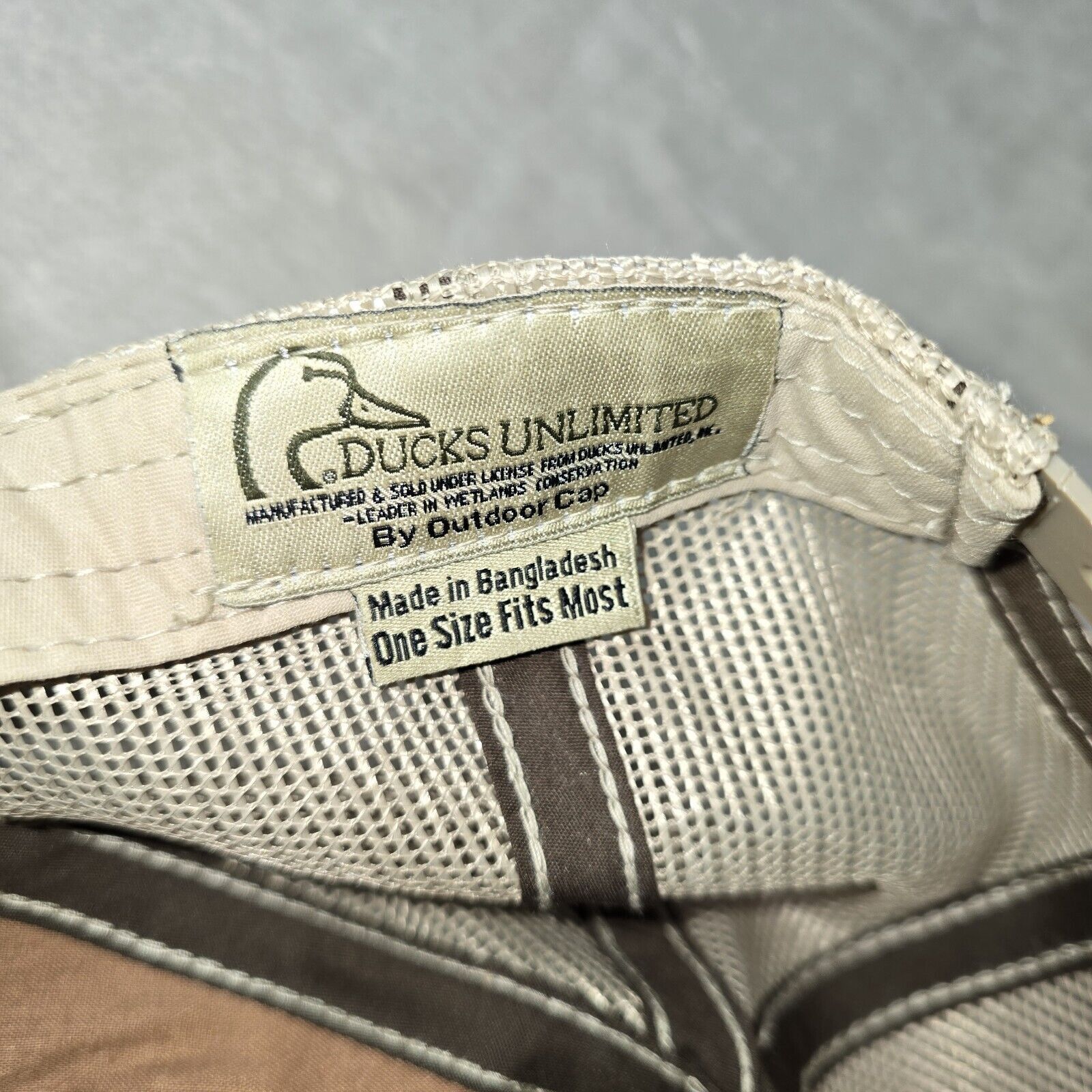 Other Ducks Unlimited Brown Trucker Hat Hunting Snapback EST. 1937 Size ONE SIZE - 9 Thumbnail