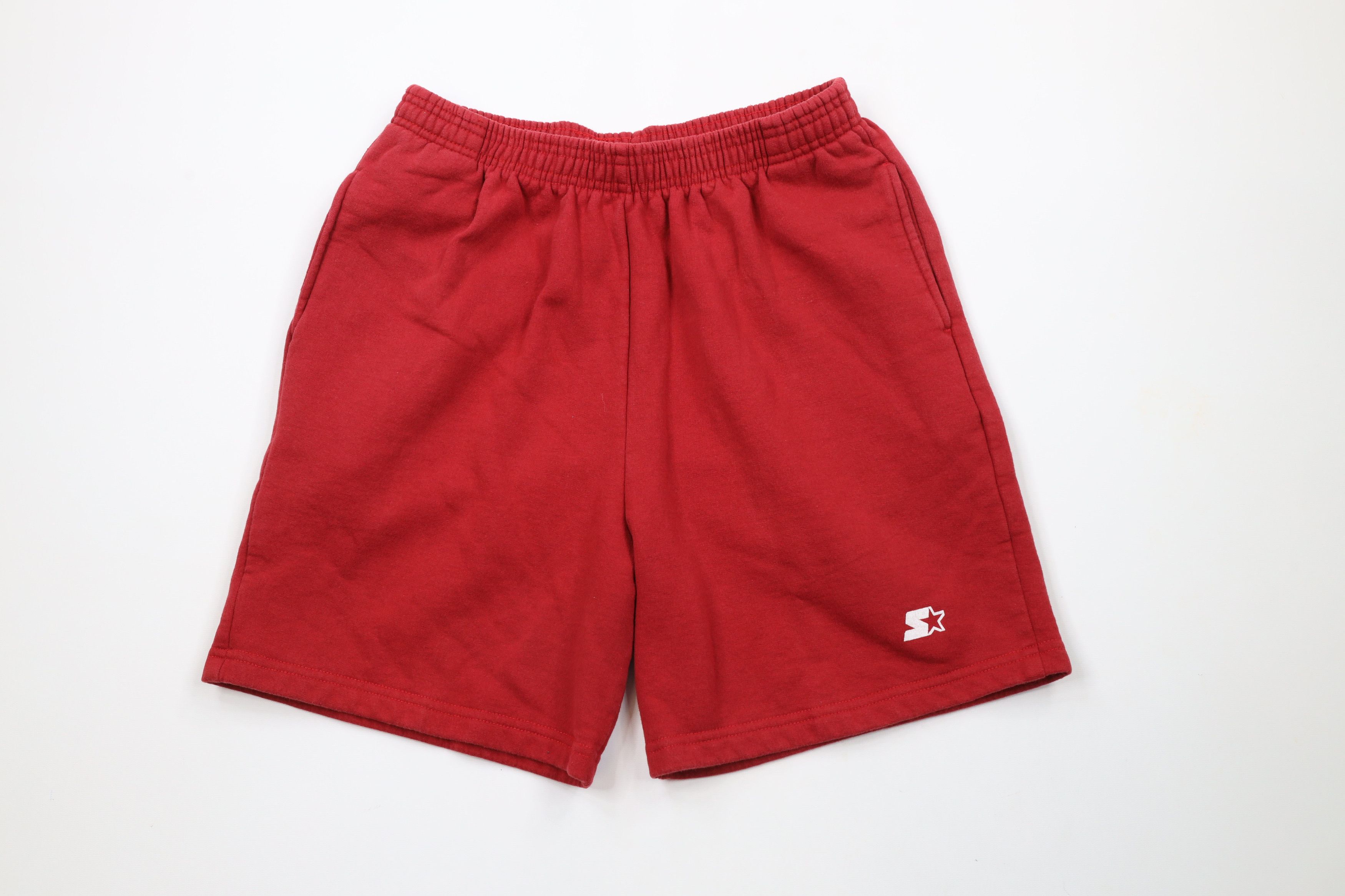 Starter × Vintage Vintage 90s Starter Heavyweight Above Knee Sweatpants Shorts Size US 36 / EU 52 - 1 Thumbnail