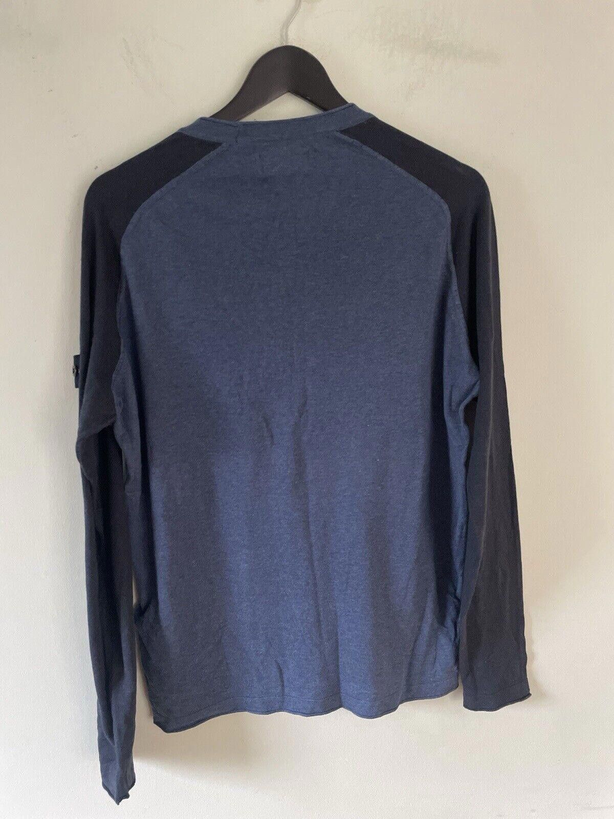 Stone Island Stone Island Jumper Fits A Medium Navy Sweater Size US M / EU 48-50 / 2 - 2 Thumbnail