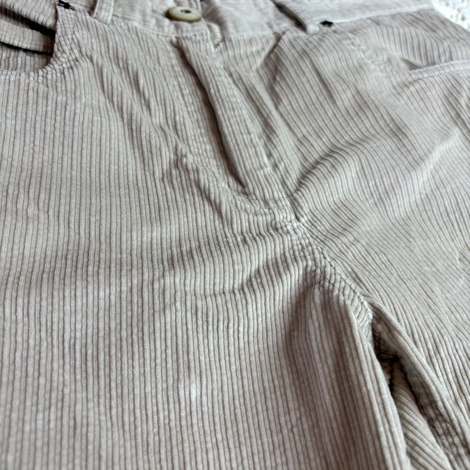 Other Lorena Antoniazzi Women's Beige Corduroy Trousers Pants - Si Size 30" / US 8 / IT 44 - 4 Thumbnail