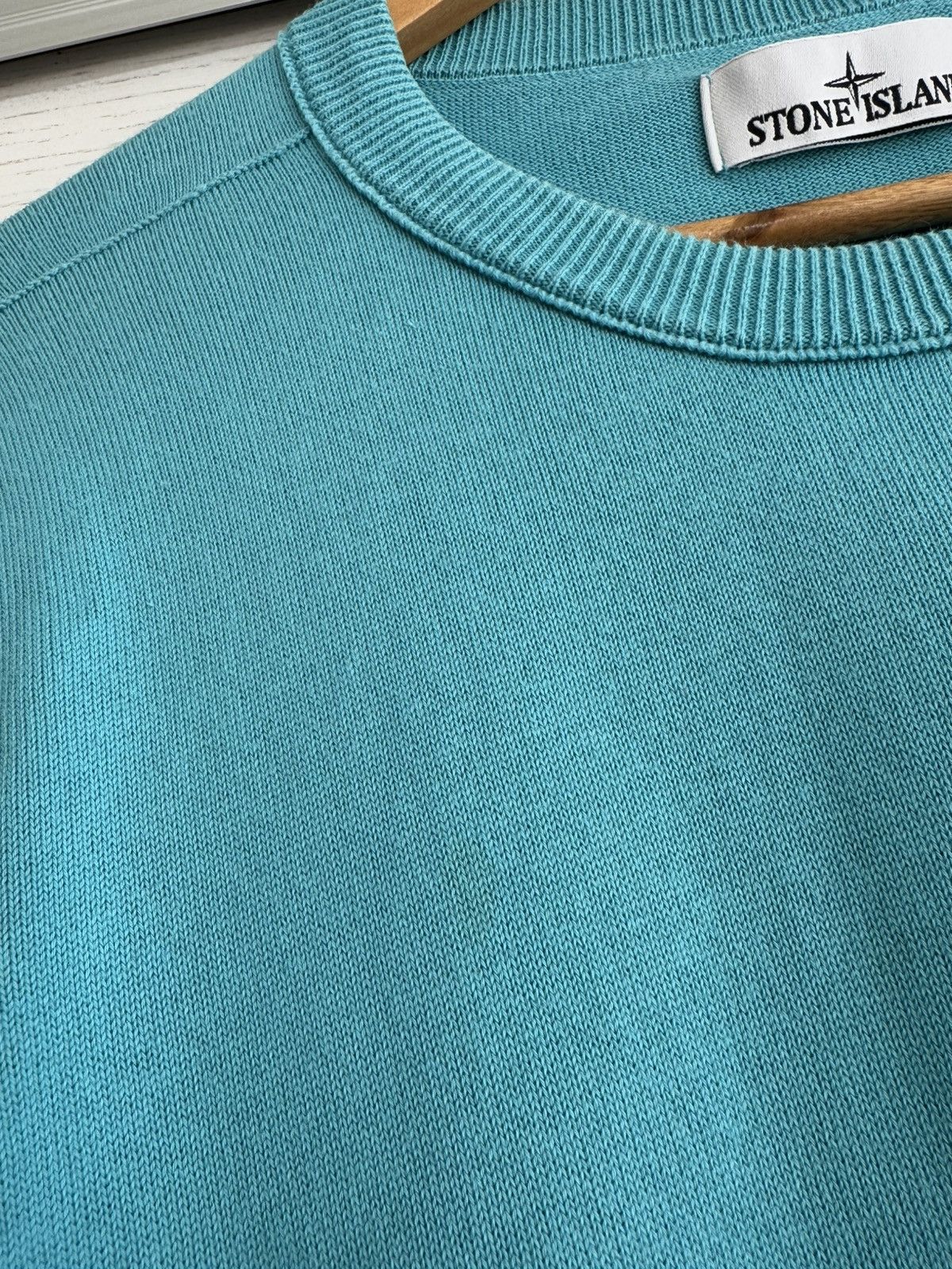 Stone Island Stone Island SS24 Turquoise Sweatshirt Size US L / EU 52-54 / 3 - 15 Thumbnail
