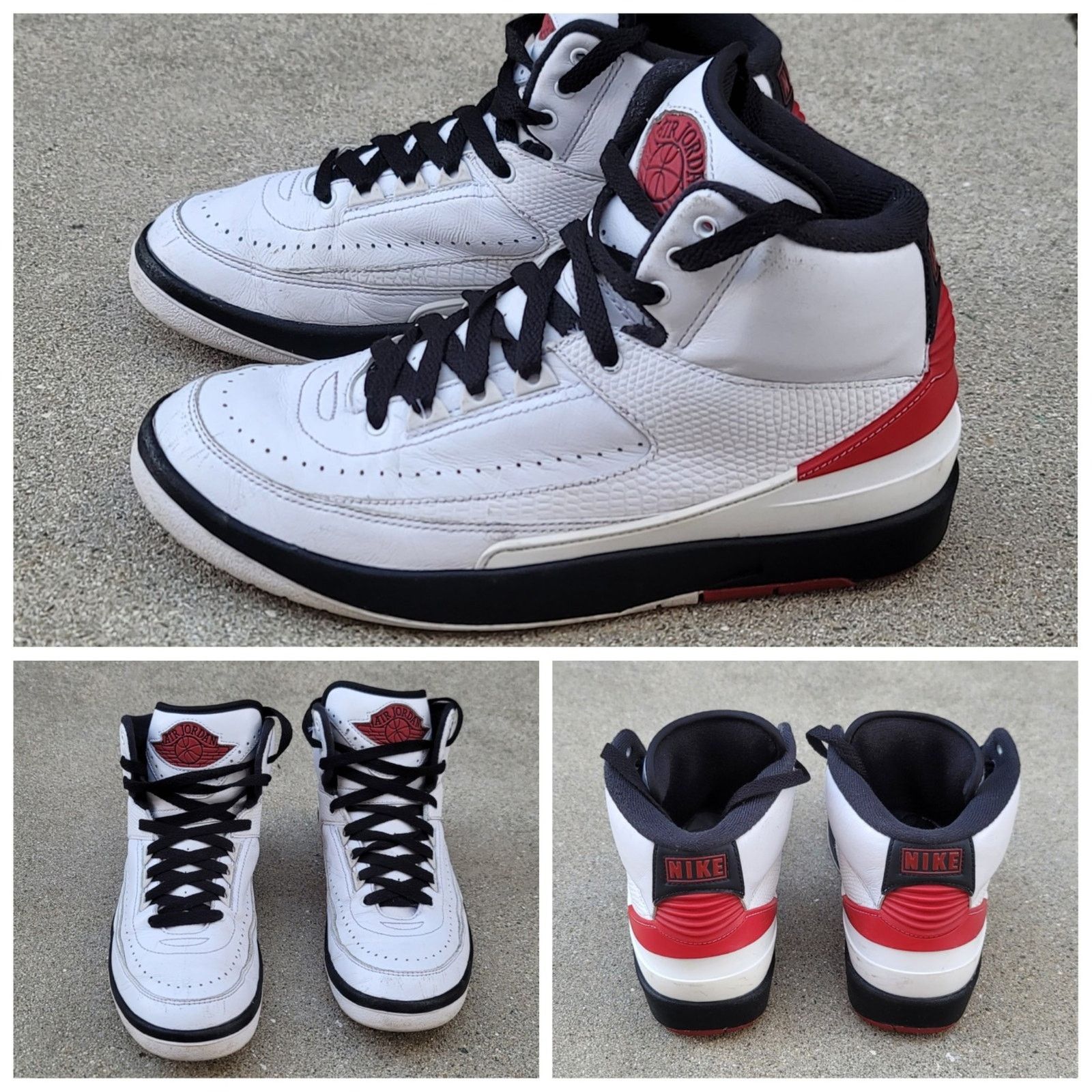Jordan Brand Nike Air Jordan 2 II Retro Chicago Shoes Size US 7 / EU 40 - 1 Thumbnail