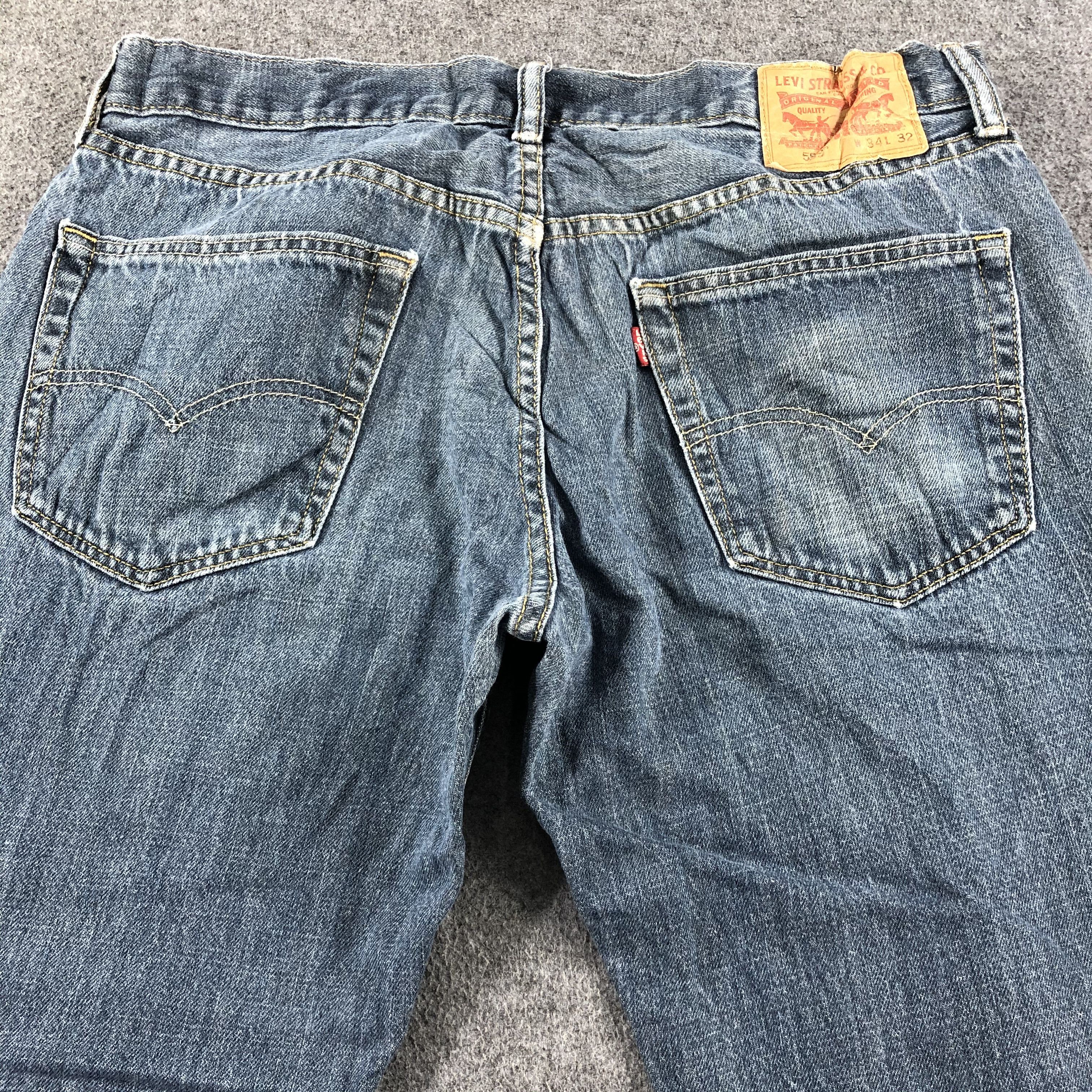 Levi's Vintage Blue Wash Levis 559 Jeans-J2627 Size US 34 / EU 50 - 4 Thumbnail