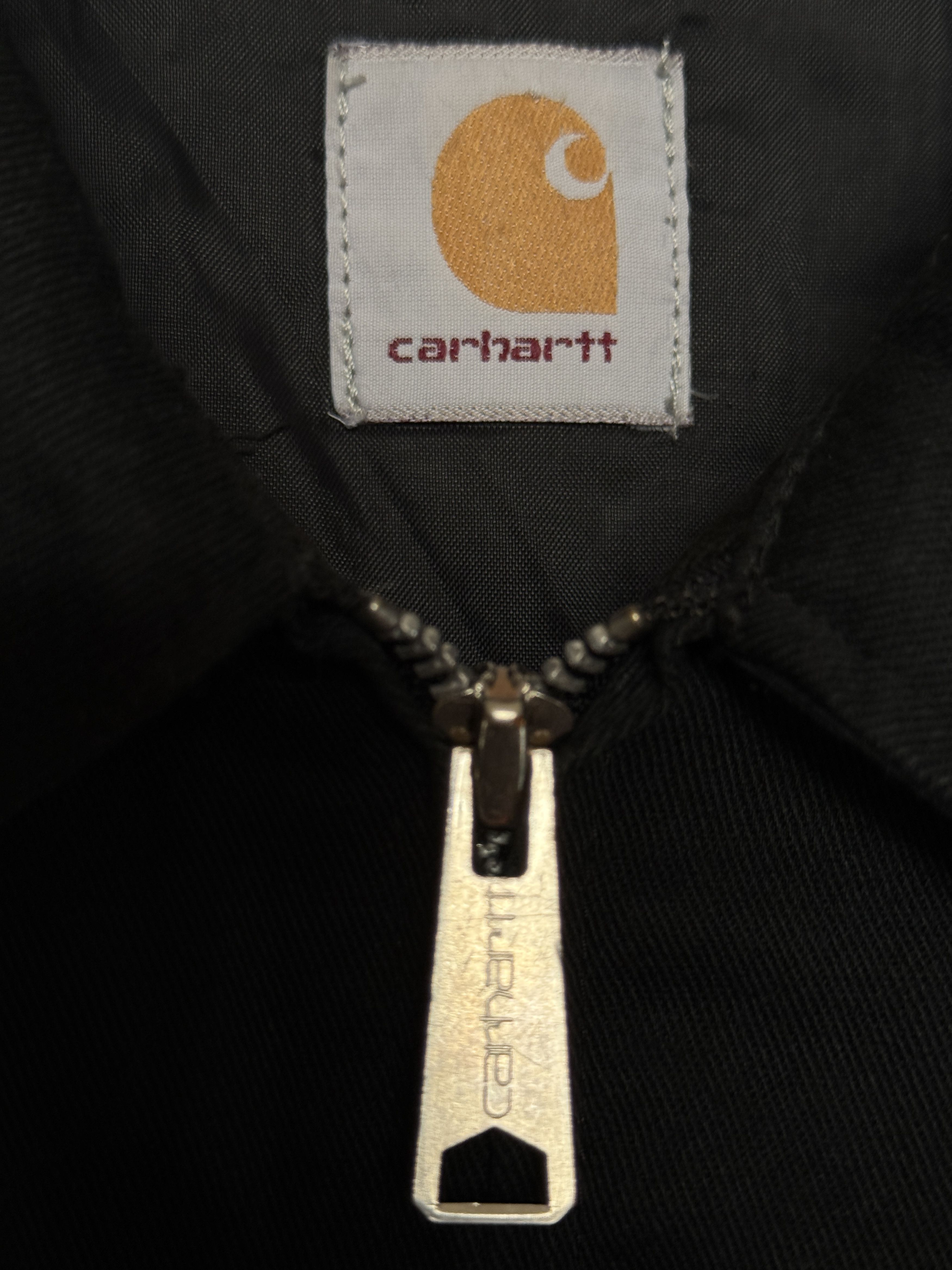 Carhartt worker jacket full black size L 52it