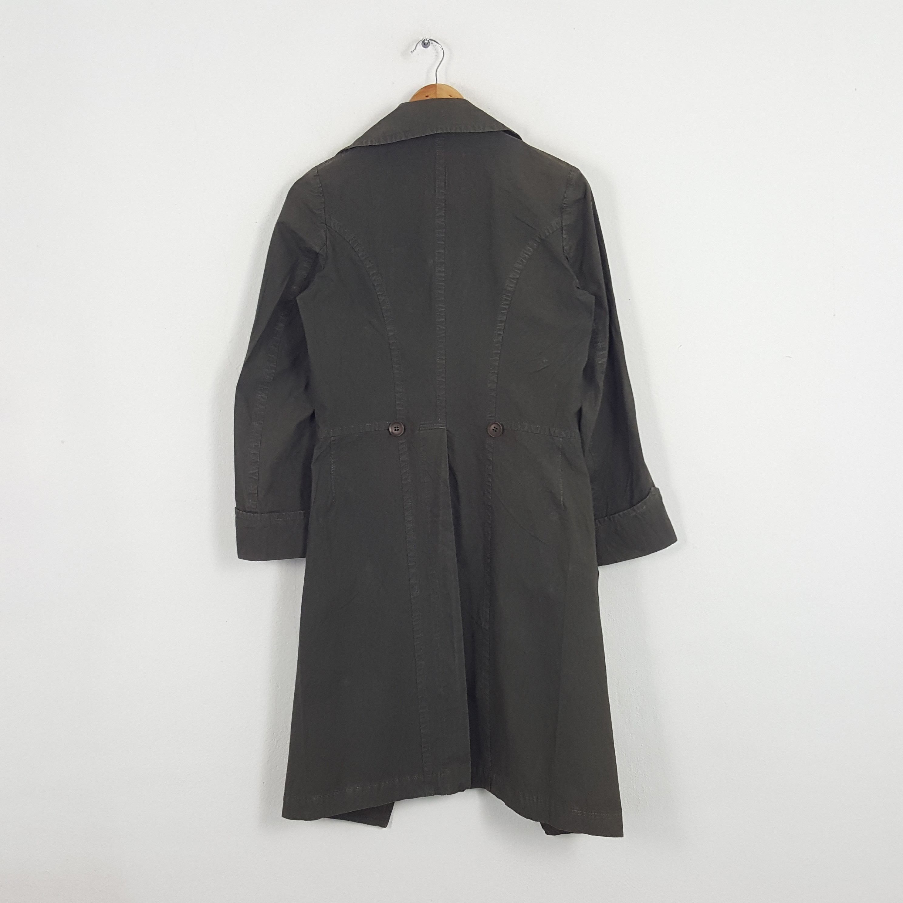 Vintage × Y's × Yohji Yamamoto Vintage Y's Yohji Yamamoto Japanese Designer Trench Jacket Size US S / EU 44-46 / 1 - 3 Thumbnail