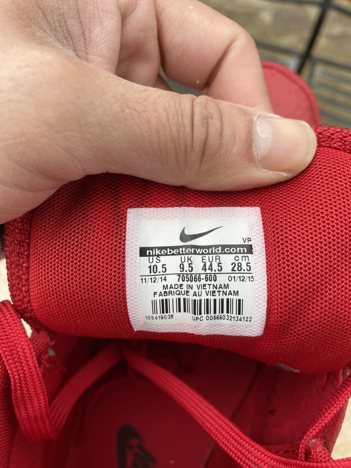 Nike Nike Air Python Red October Red Blk 705066-600 Men SZ 10.5 Size US 10.5 / EU 43-44 - 7 Thumbnail