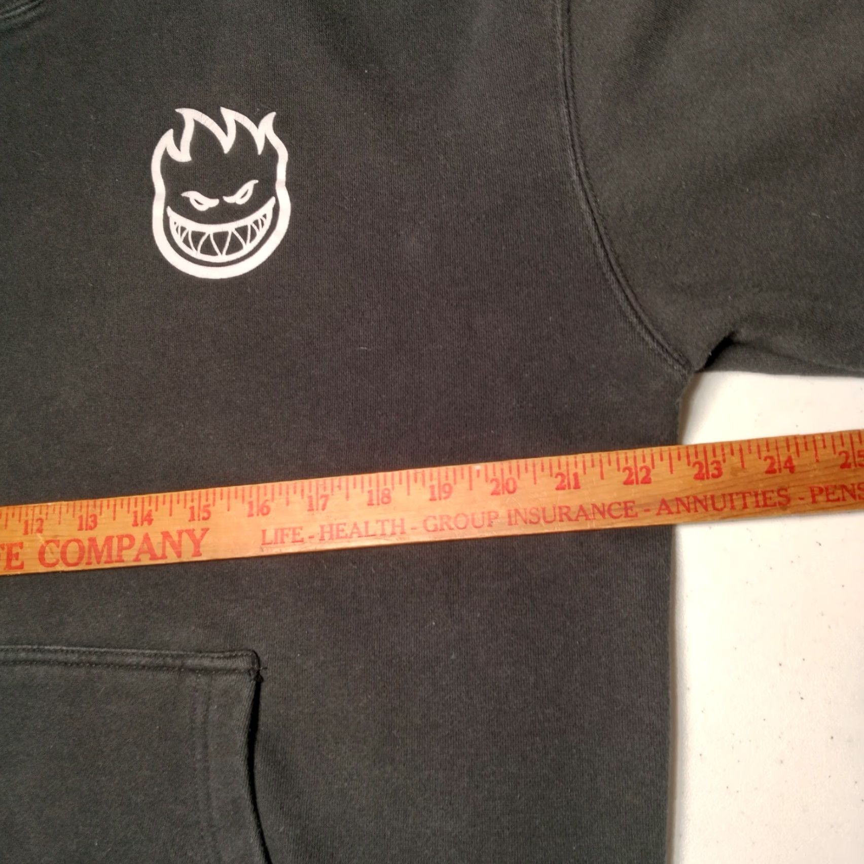 Spitfire VINTAGE Spitfire Hooded Sweatshirt Medium Black Hoodie Skater Surf Surfer Pullover Knit Cotton Blend Regular Men Graphic Size US M / EU 48-50 / 2 - 5 Thumbnail