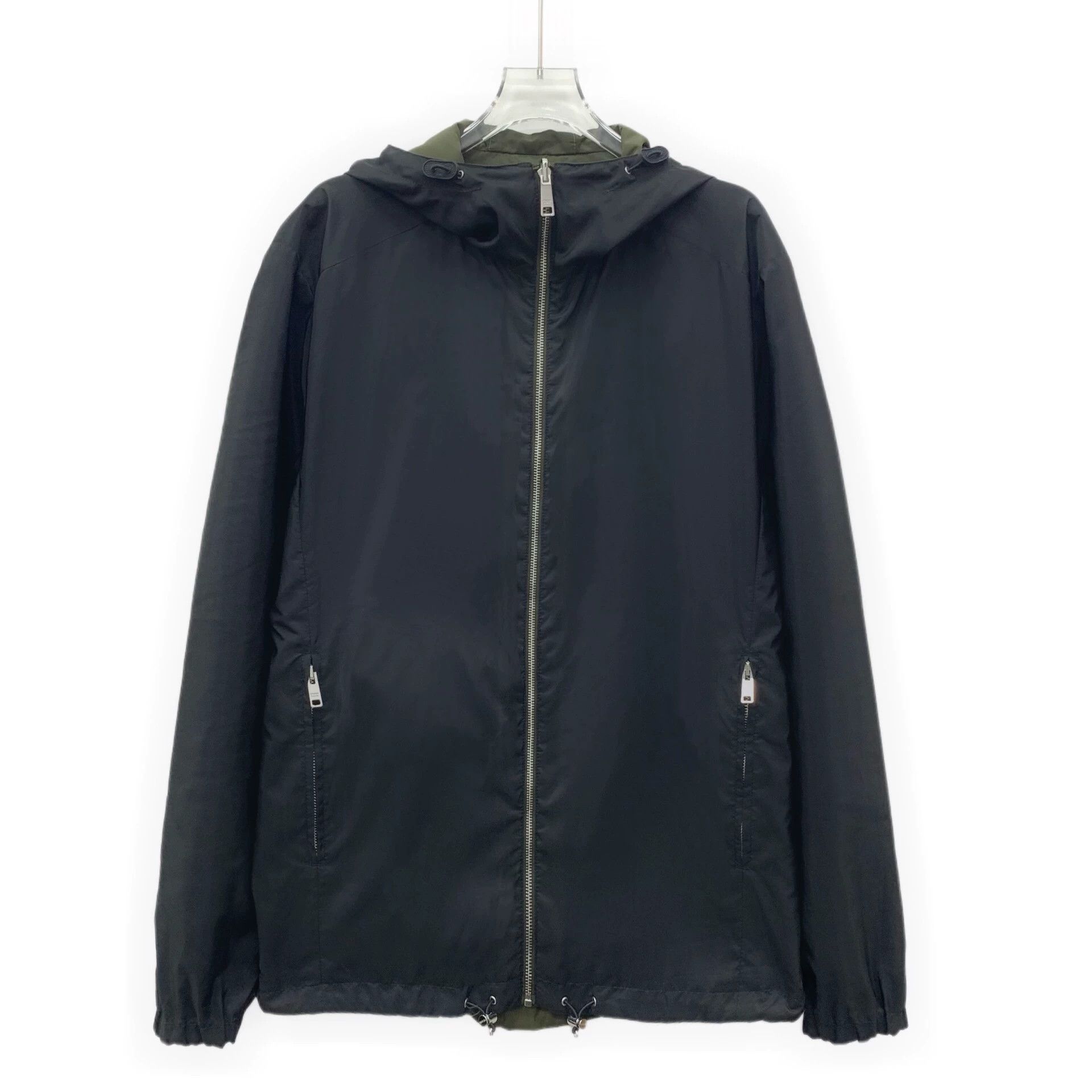 Prada Prada Two-Tone Logo Triangle Tag Reversible Zipper Jacket Size US XXL / EU 58 / 5 - 1 Thumbnail