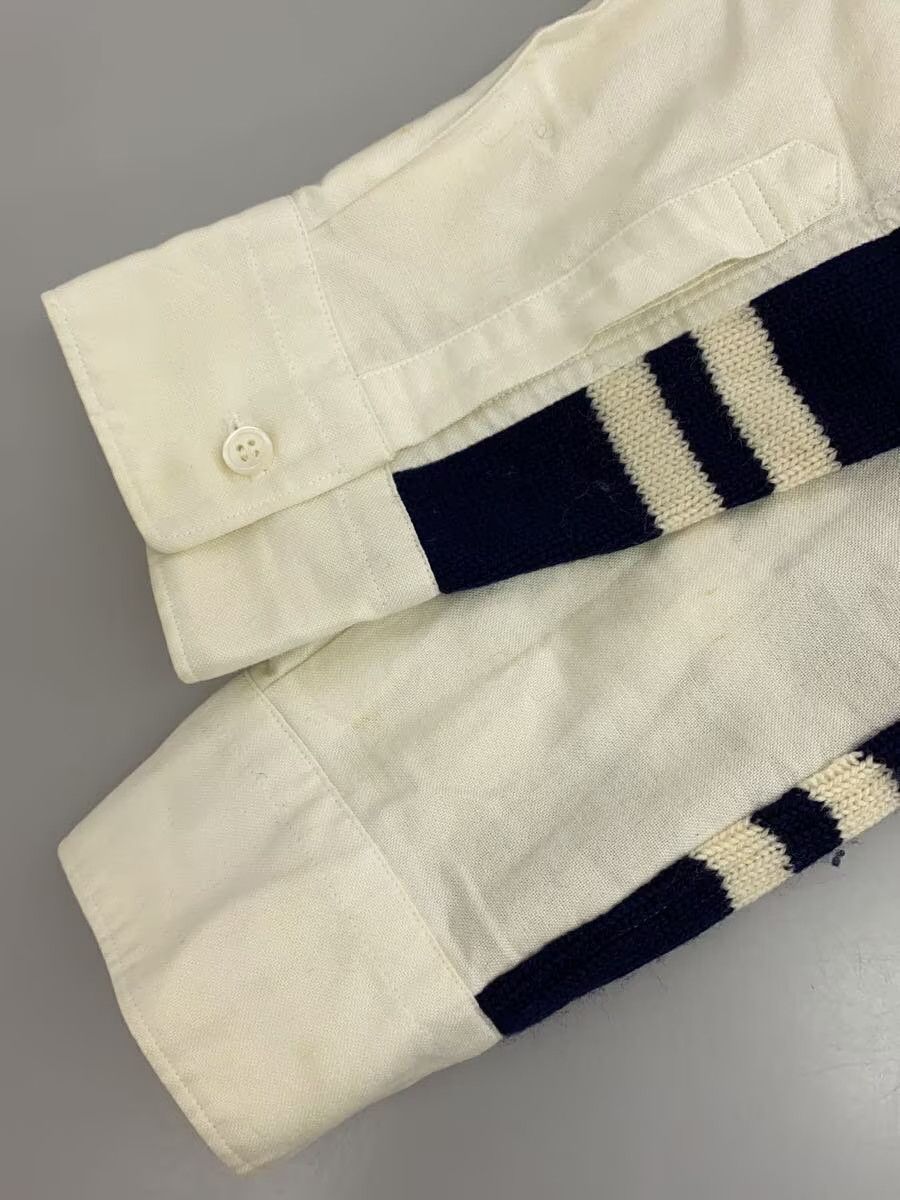 Comme des Garcons × Comme des Garcons Homme Reconstructed Nordic Sweater Button Shirt Size US S / EU 44-46 / 1 - 3 Thumbnail