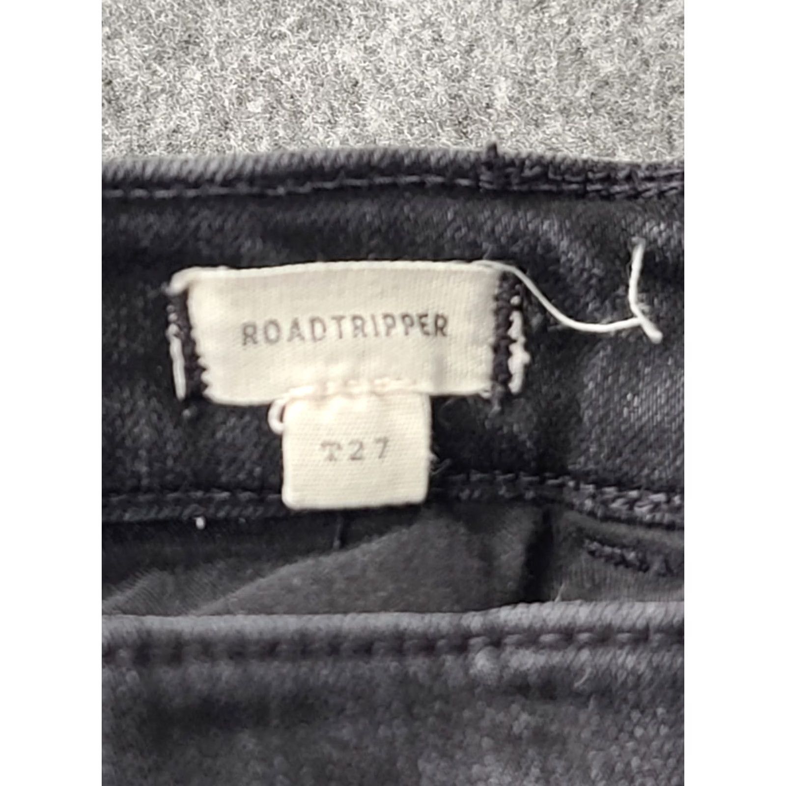 Madewell Madewell Roadtripper Jeans Womens T27x30 Regular High Rise Stretch Black Size 27" / US 4 / IT 40 - 3 Thumbnail