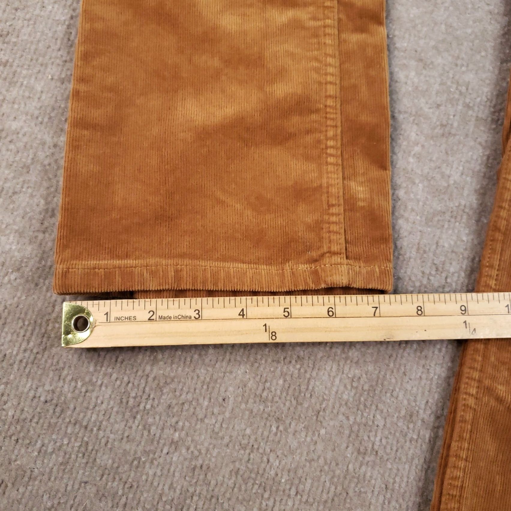 Vineyard Vines Vineyard Vines Pants Mens 30 Brown Corduroy Straight Leg Stretch Casual Size 30" / US 8 / IT 44 - 4 Thumbnail