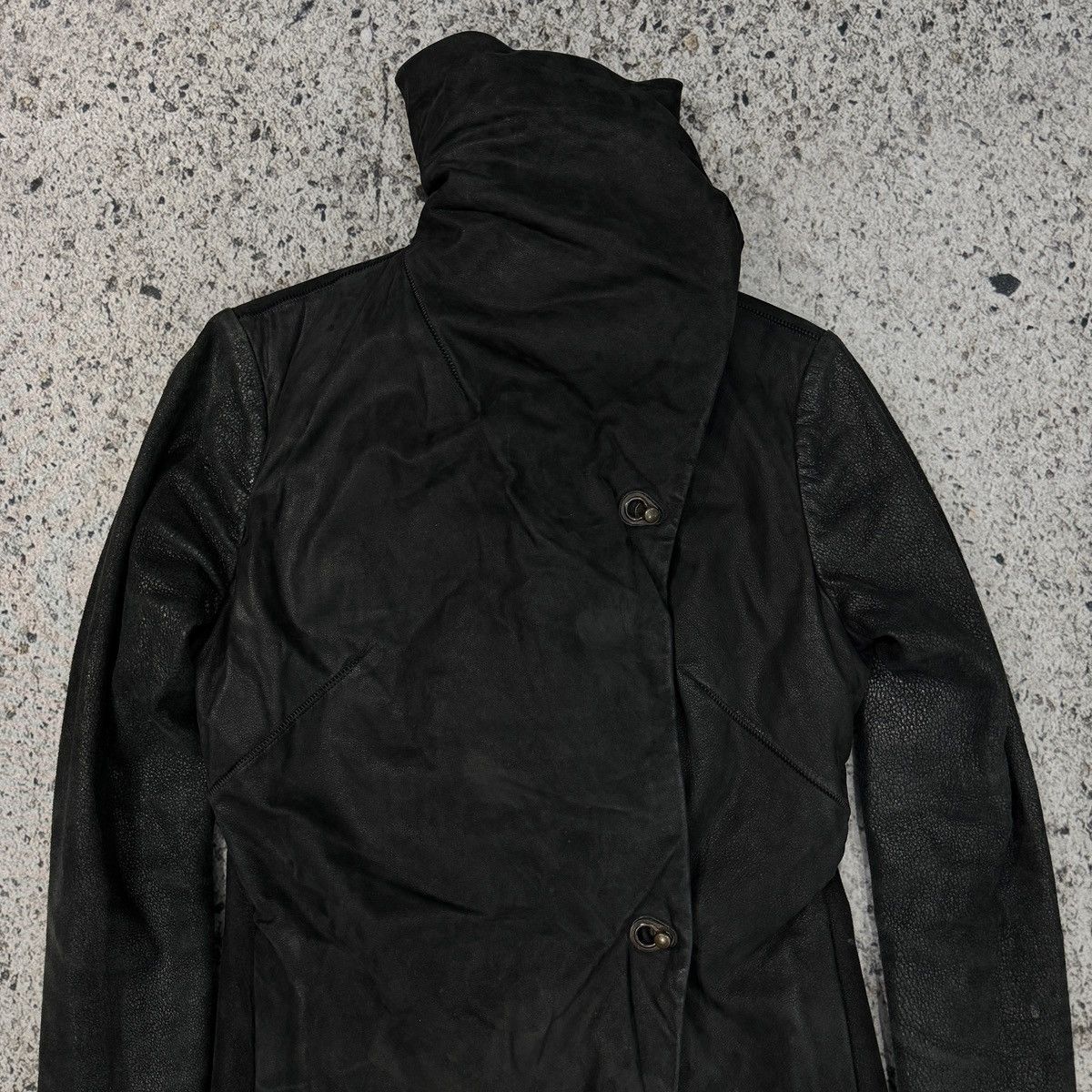 Isaac Sellam Experience Isaac Sellam Experience Lambskin Leather Down Puffer Jacket Size XS / US 0-2 / IT 36-38 - 11 Thumbnail