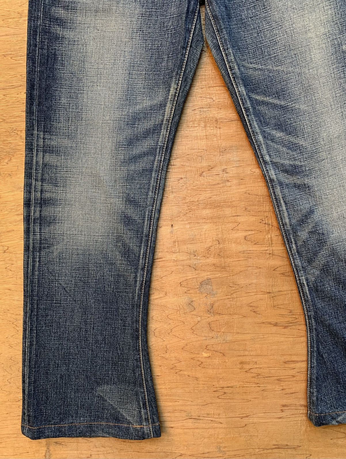 Levi's 🔥🔥 Levis Selvedge Blue Line Curve Bootcut Denim Jeans Size US 28 / EU 44 - 10 Thumbnail