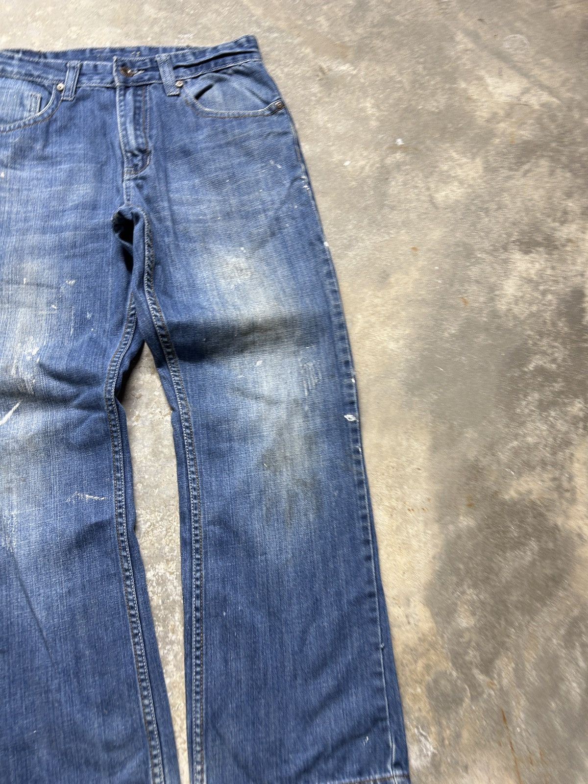Flypaper Jeans Vintage Y2K Flypaper Painted Embroidered Denim Jeans Size US 31 - 7 Thumbnail