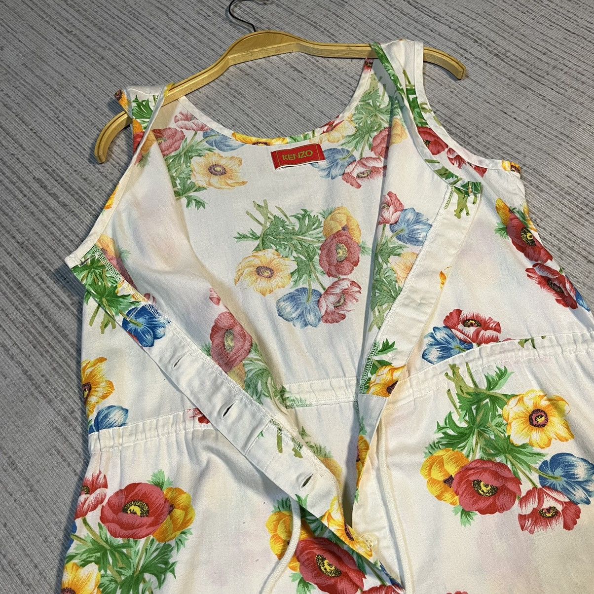 Kenzo × Vintage Vintage kenzo Midi Dress Size M / US 6-8 / IT 42-44 - 11 Thumbnail