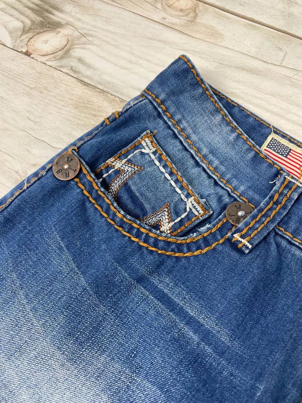 True Religion Vintage True Religion Billy Super Big T Jeans Denim Y2K Size US 30 / EU 46 - 13 Thumbnail