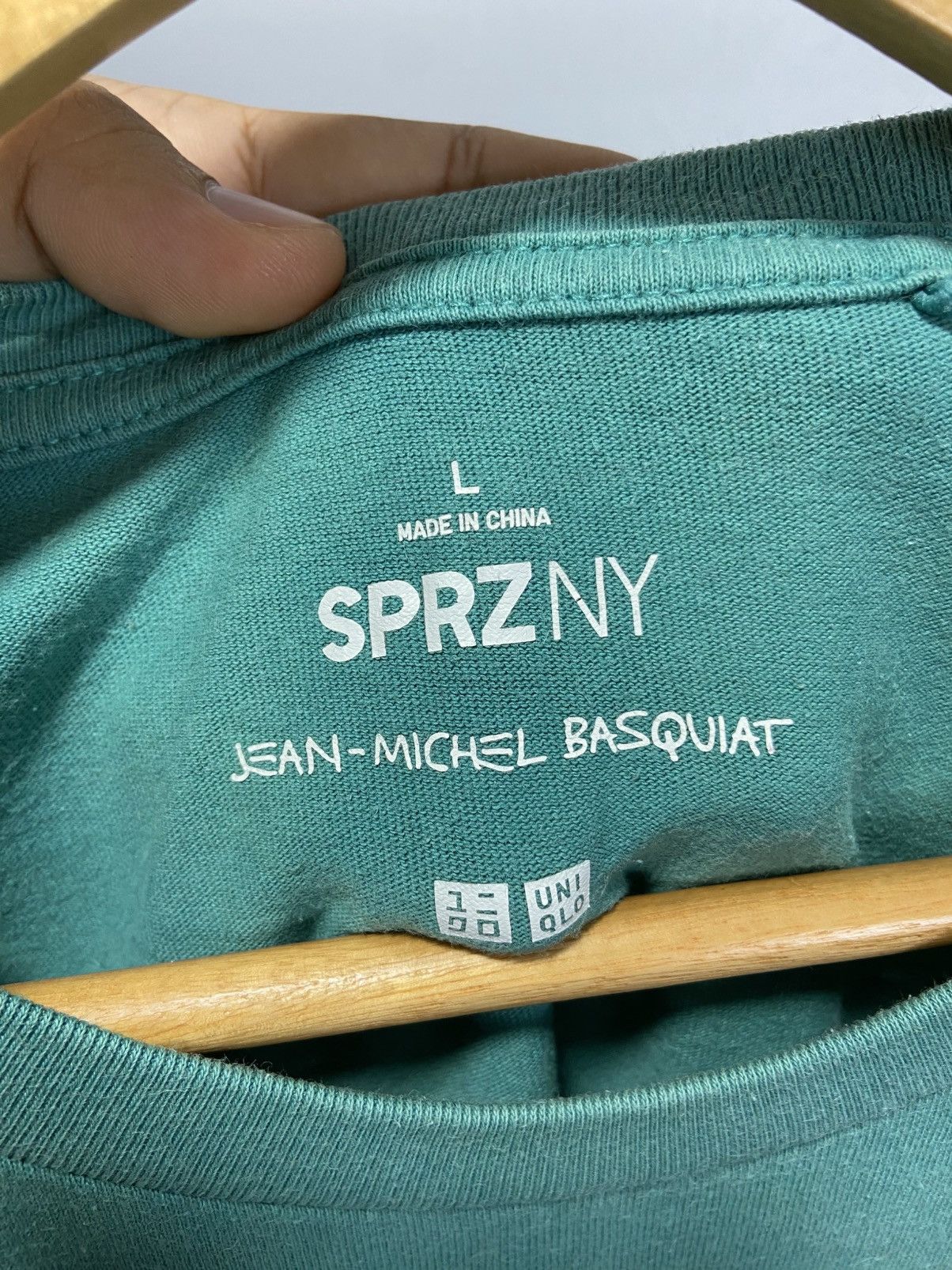 Jean-Michel Basquiat Jean Michel Basquiat embroidery logo pocket tee Size US M / EU 48-50 / 2 - 8 Thumbnail