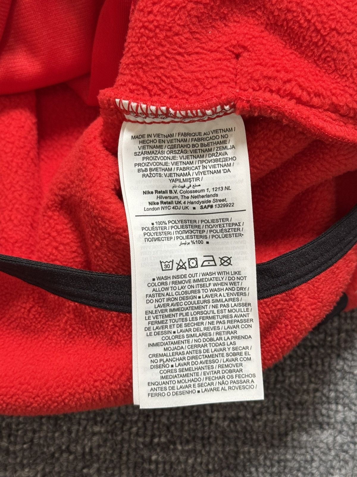 Nike Nike Sportswear Mens Half-ZIp Fleece Pullover Sweatshirt Size US L / EU 52-54 / 3 - 6 Thumbnail
