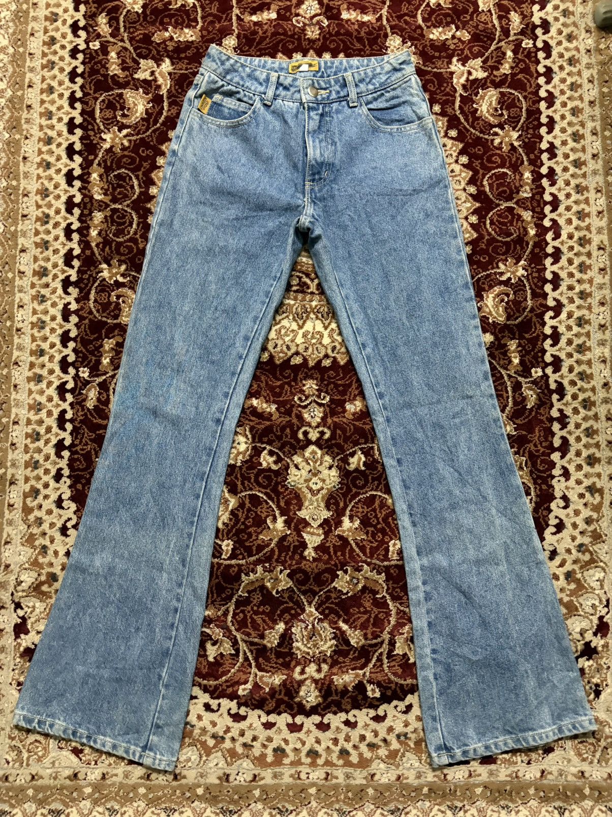 Other Vintage Blue Asphalt Flare Jeans Washed Bootcut Y2K Style Size 27" / US 4 / IT 40 - 1 Thumbnail