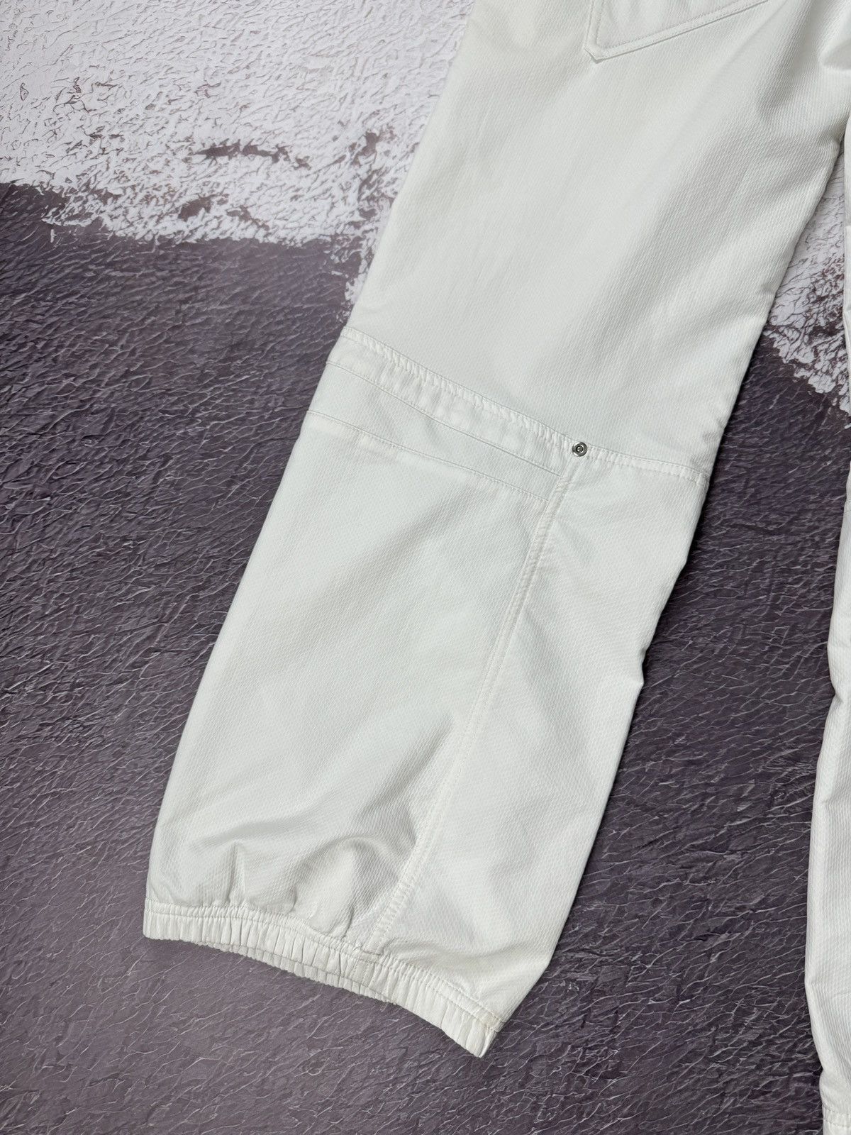 Nike Nike Vintage Y2K white wide flared track pants hype swoosh Size 30" / US 8 / IT 44 - 12 Thumbnail