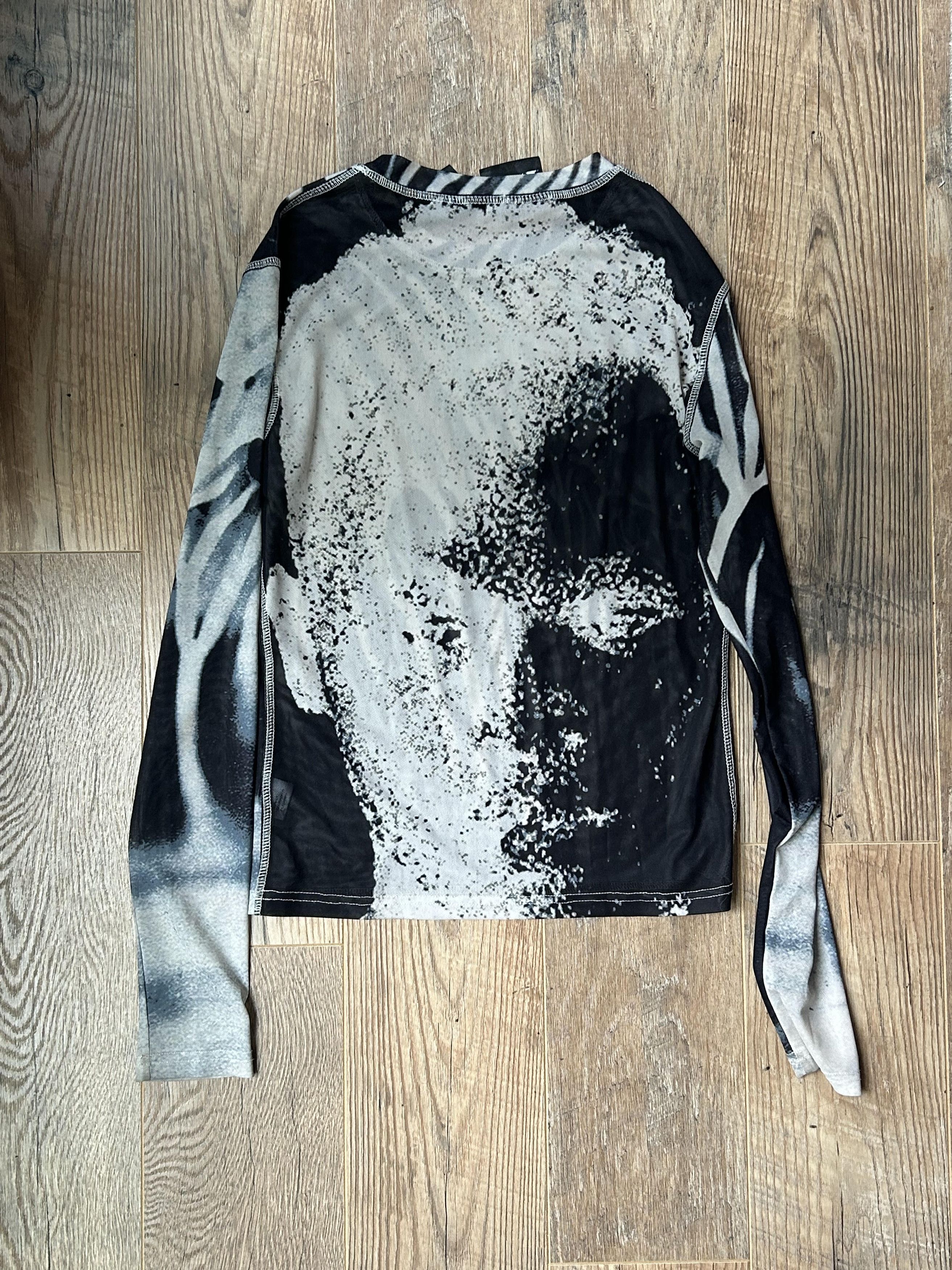 Japanese Brand Paynestar Digital Age Now Mesh Long Sleeve Size US M / EU 48-50 / 2 - 2 Thumbnail