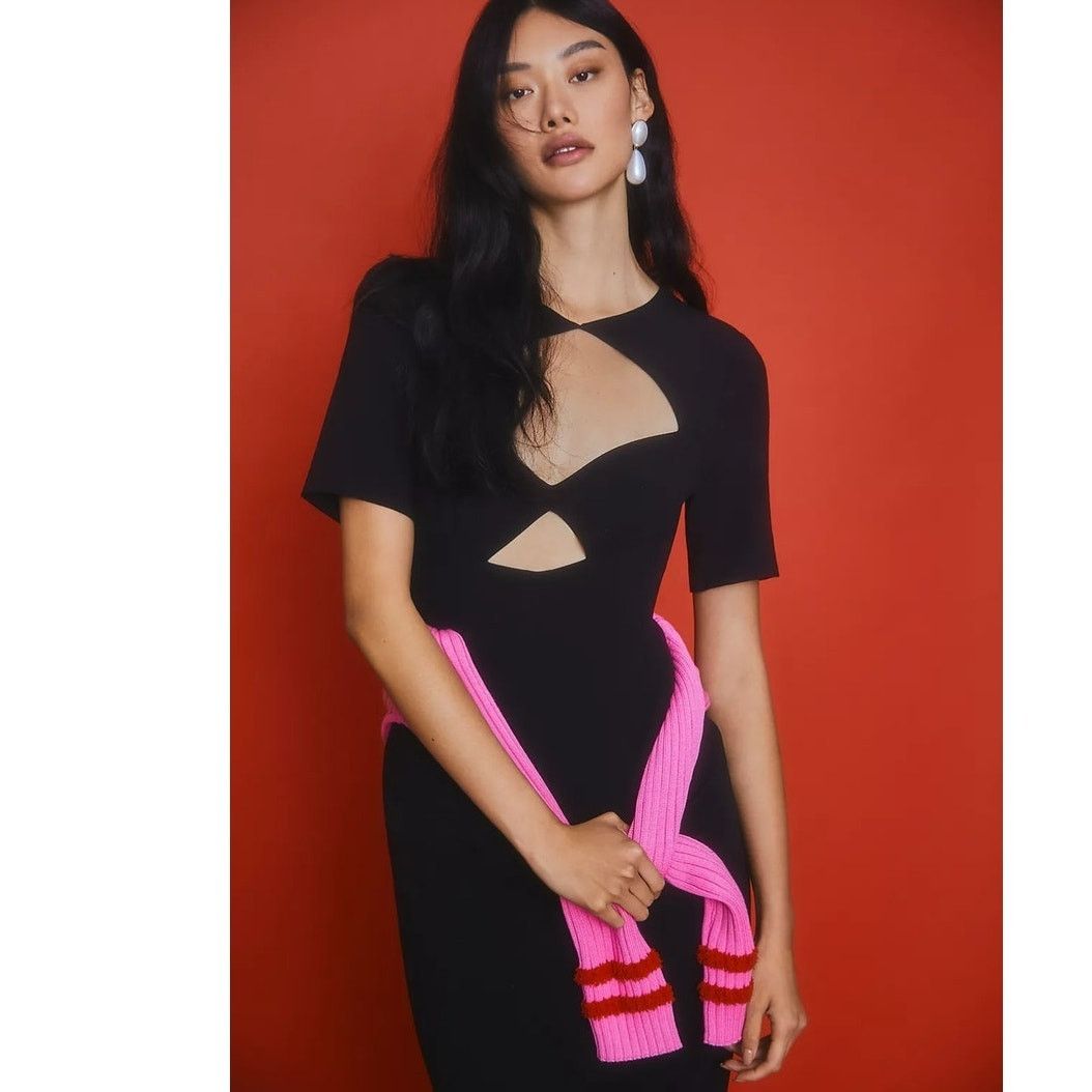 Anthropologie New Anthropologie Black Halo Sweetheart Cutout Dress $390 Size XL / US 12-14 / IT 48-50 - 1 Thumbnail