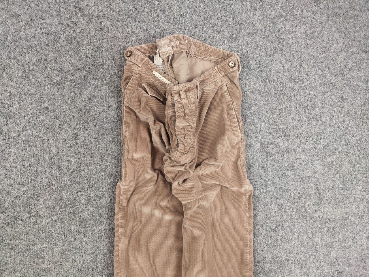 L.B.M. 1911 LBM 1911 Italy Design Beige Corduroy trouser Casual Pants Size US 34 / EU 50 - 4 Thumbnail
