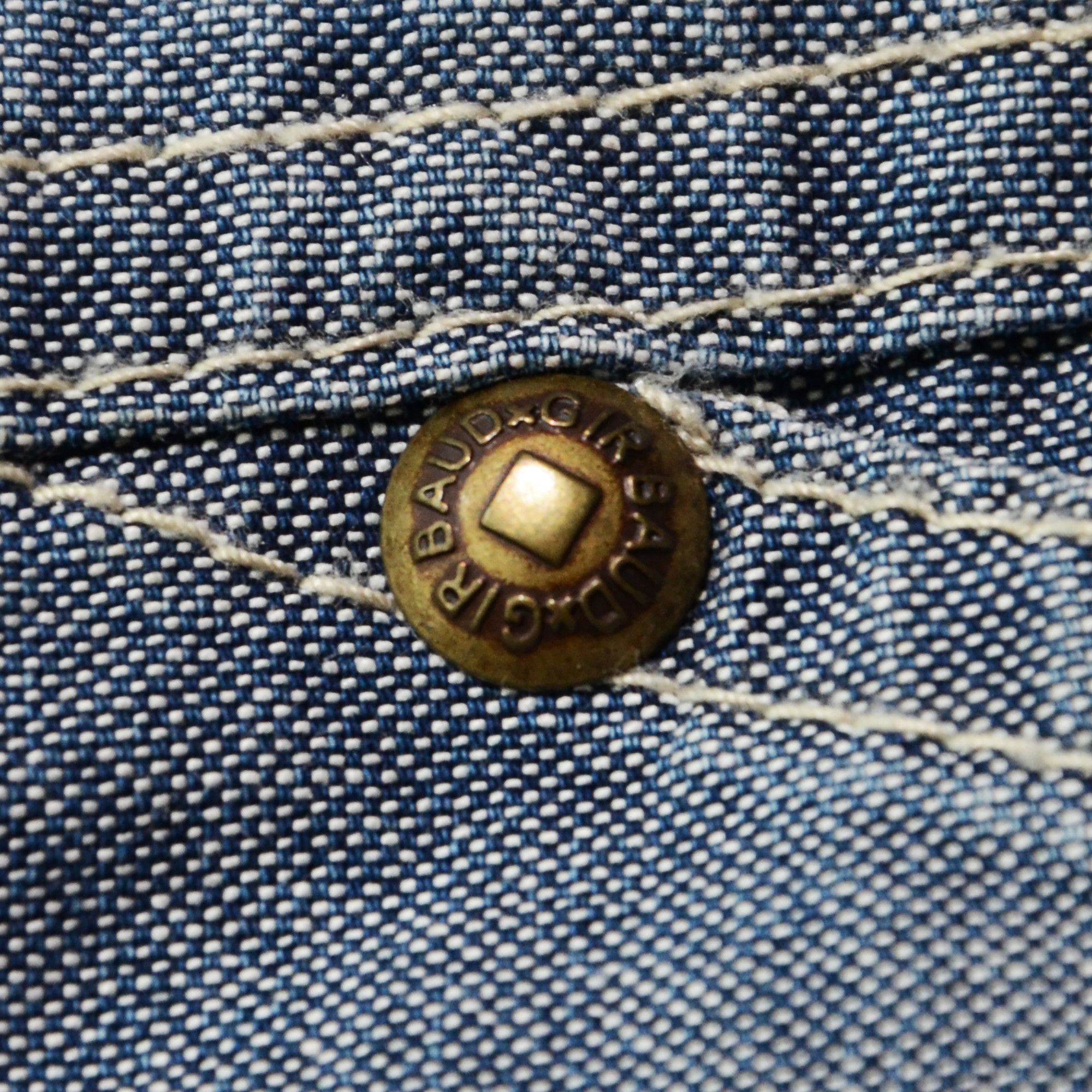 Marithe + Francois Girbaud M+FG Jorts W34 Raw Denim Special Rare Design 2006 Carft Size US 34 / EU 50 - 6 Thumbnail
