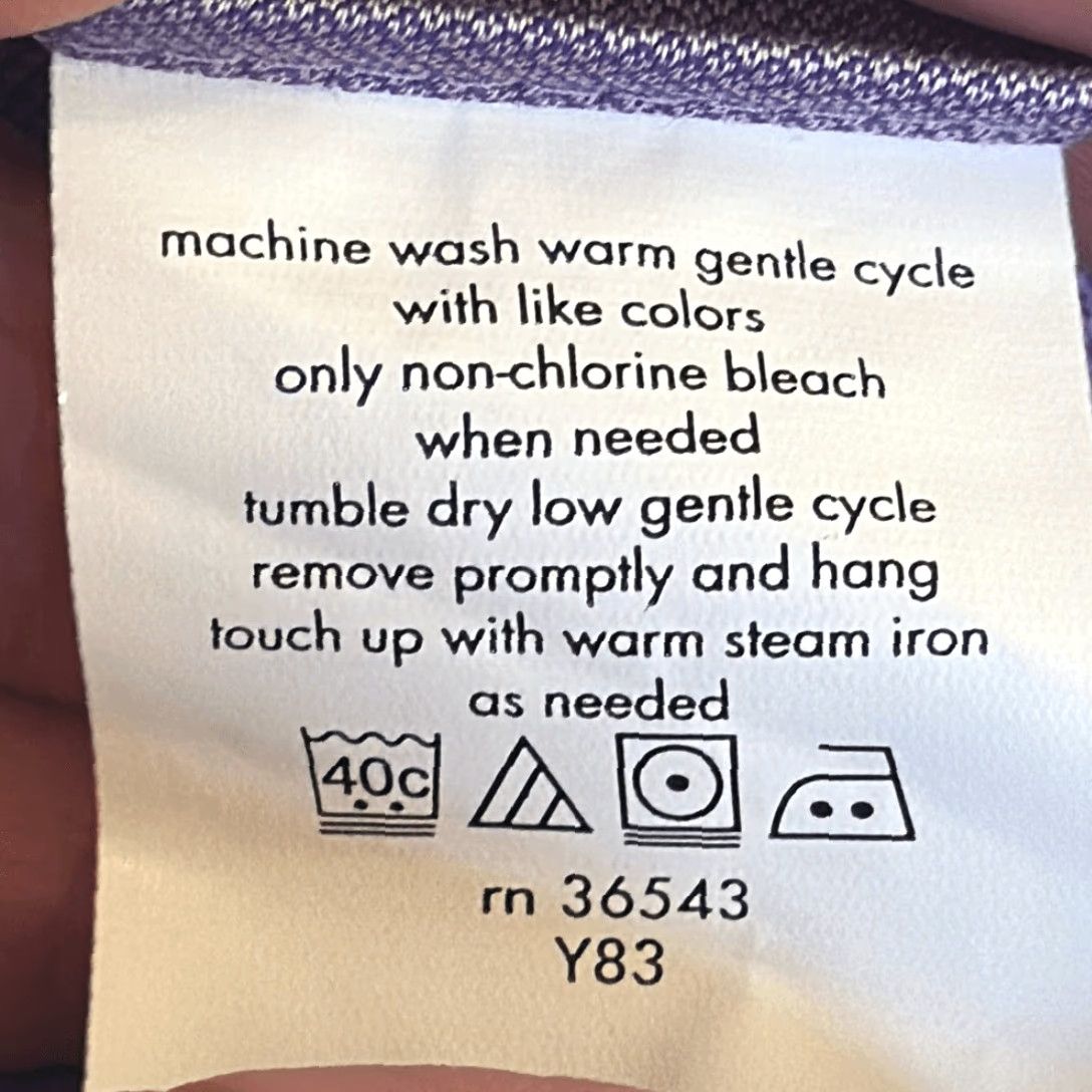 Vintage Donald Trump Signature Collection Non Iron Regular Fit Purple Dress Shirt 17 Purple 34/35 P2P 25” Length 31” Mens Size 46R - 6 Thumbnail
