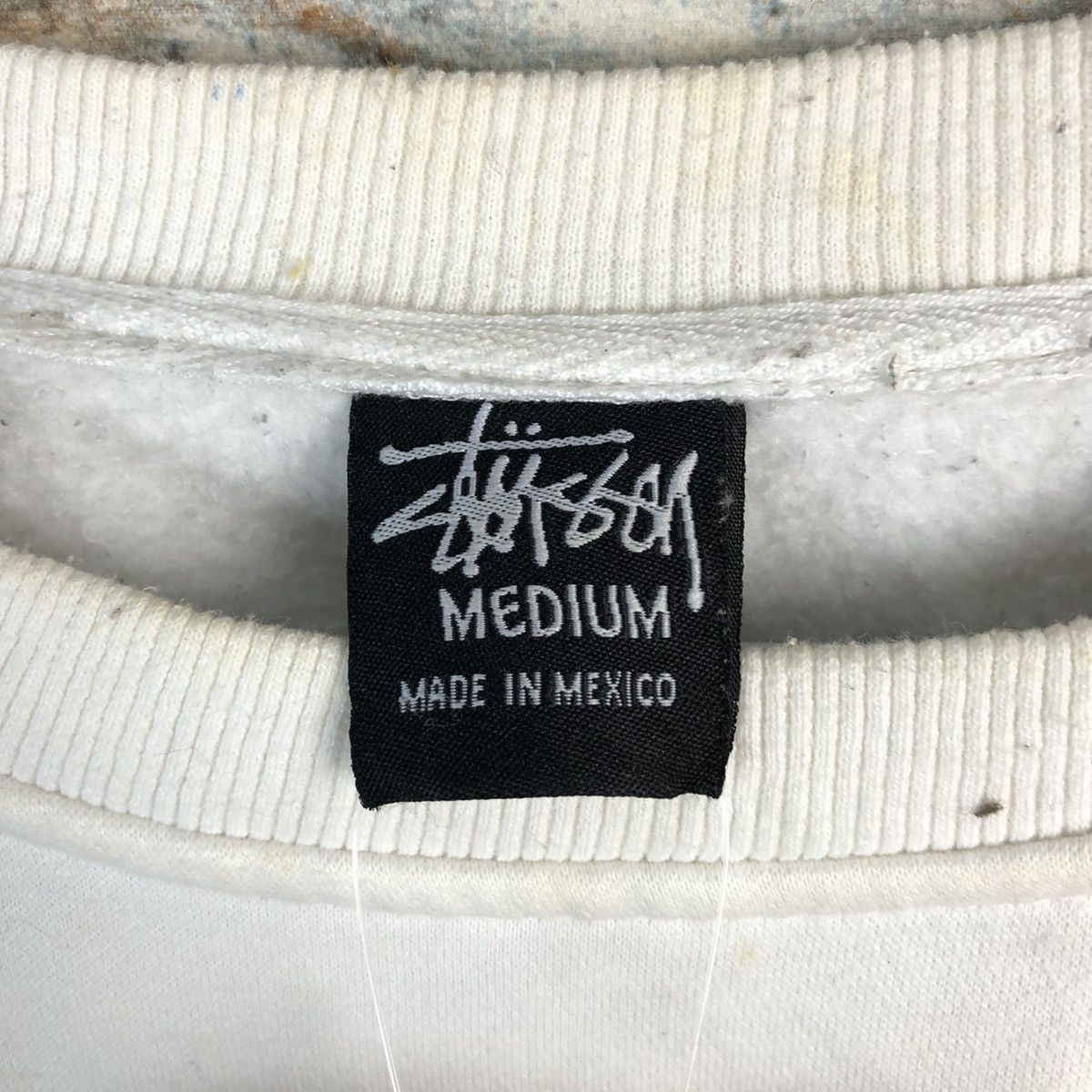 Stussy DL Stussy vintage White Sweatshirt #A1252 Size US S / EU 44-46 / 1 - 10 Thumbnail