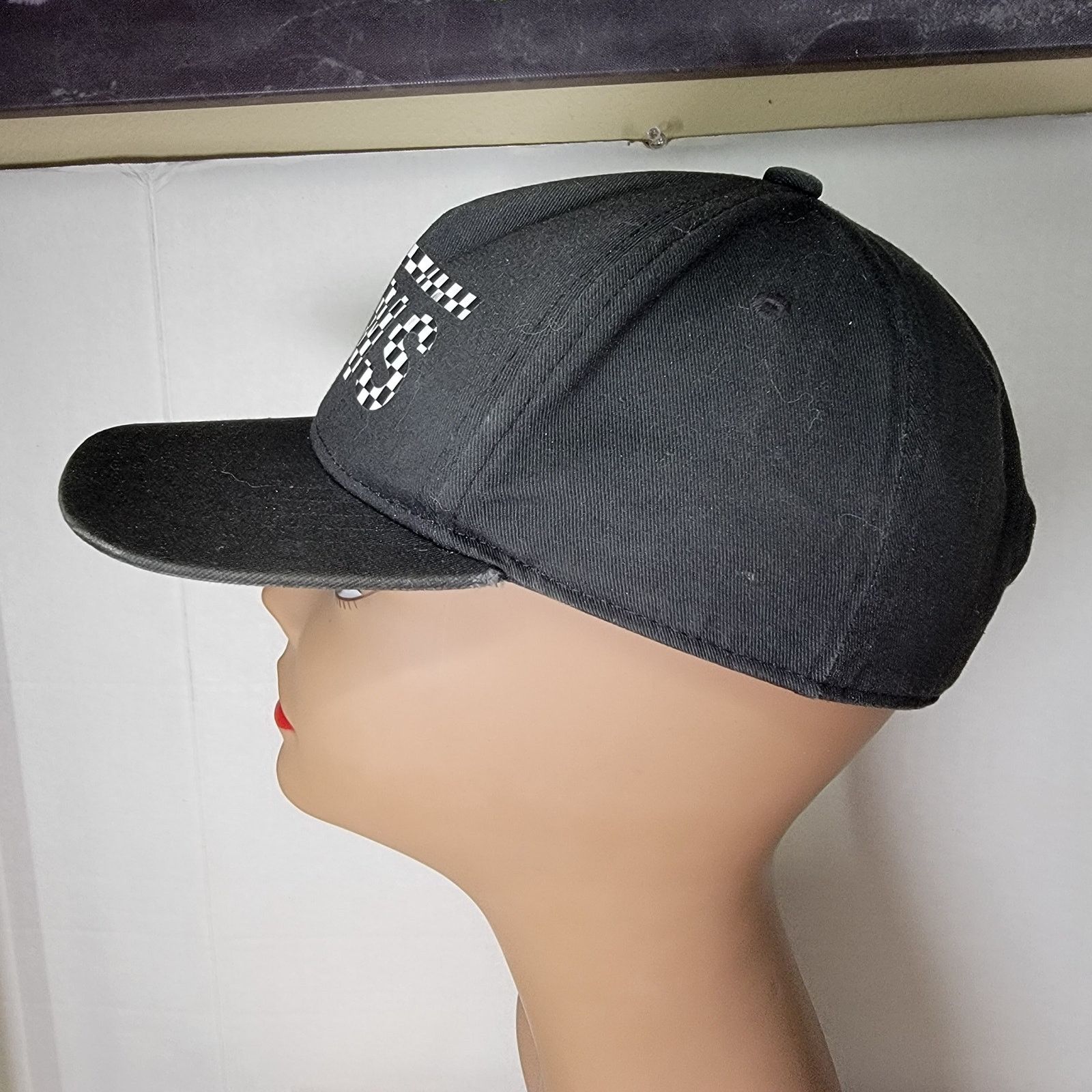Vans VANS Black Snapback Unisex Cap w/ Checkered Logo Size ONE SIZE - 5 Thumbnail