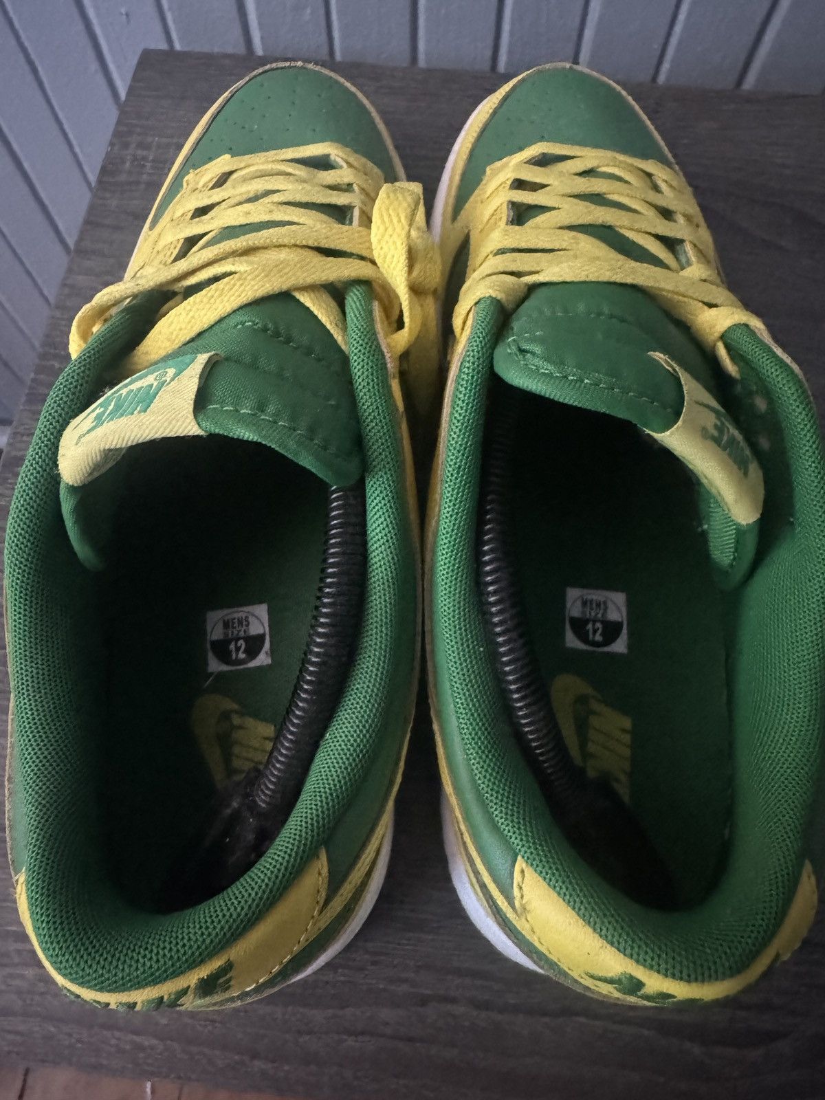 Nike Nike Dunk Low Brazil Green Yellow Size 12 Size US 12 / EU 45 - 4 Thumbnail