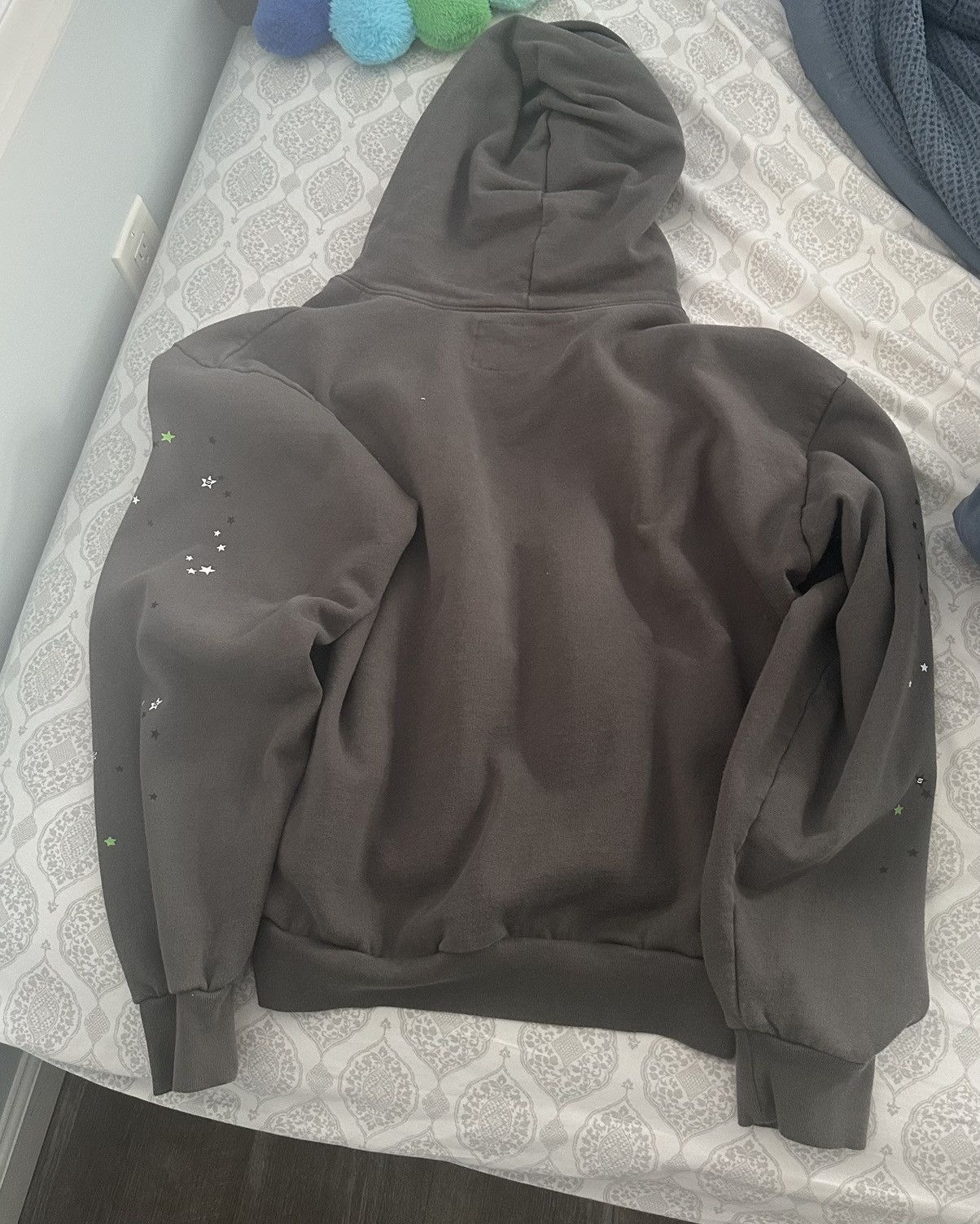 Sp5der Sp5der (Spider) Punk V2 Hoodie ‘Slate Grey’ Size US L / EU 52-54 / 3 - 2 Thumbnail