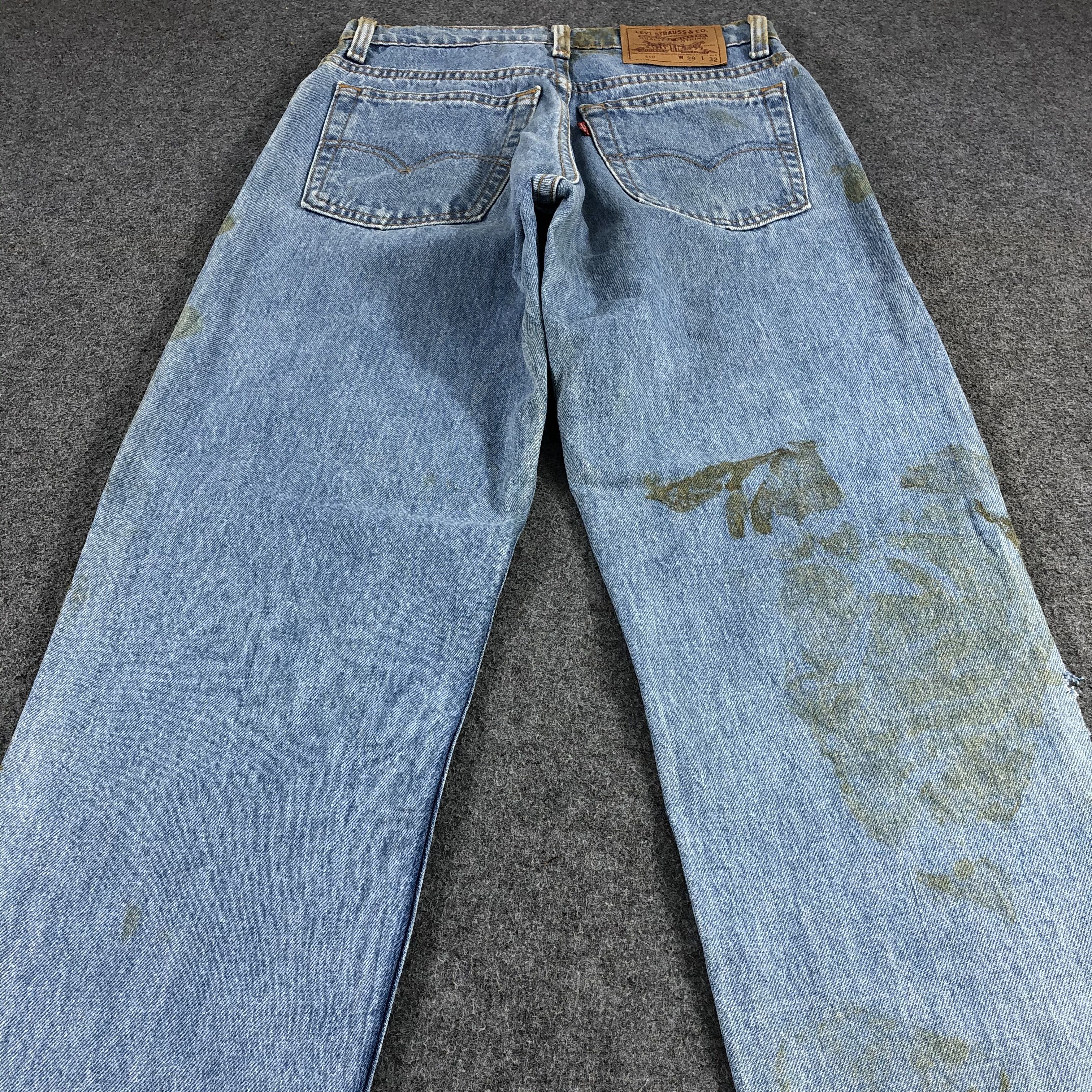Levi's Vintage 90s Blue Wash Levis 610 Jeans-JM1405 Size US 27 - 4 Thumbnail