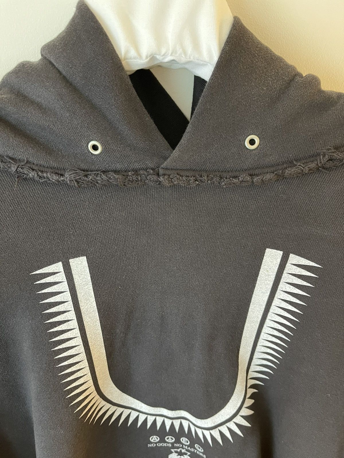 Undercover SS2003 Undercover 'SCAB' 3/4 Zip Hoodie Size US M / EU 48-50 / 2 - 5 Thumbnail