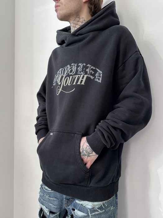 Peso Peso Rhinestone Poisoned Youth Oversized Black Hoodie | Grailed