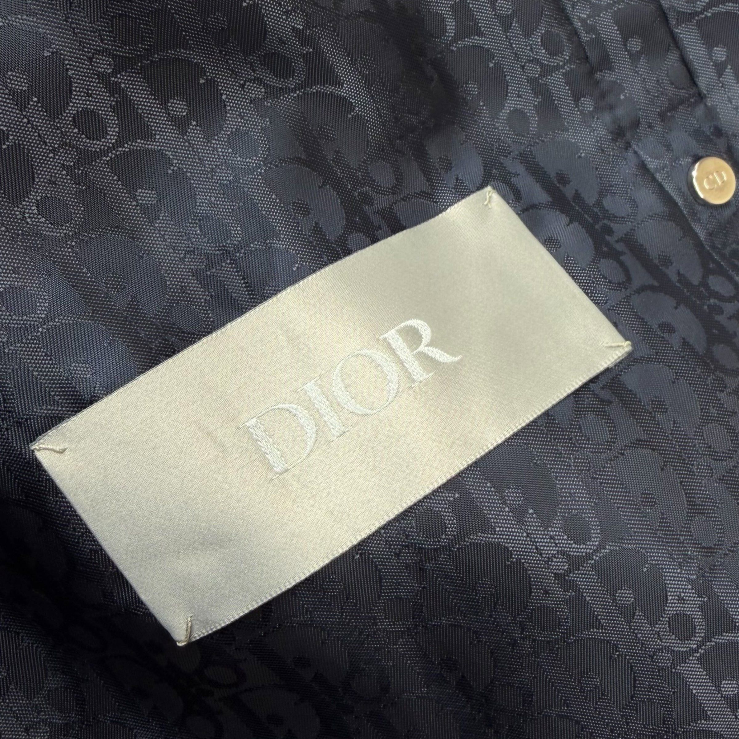 Dior Dior x Jordan Wings Logo Bomber Navy 52 (L) Size US L / EU 52-54 / 3 - 5 Thumbnail