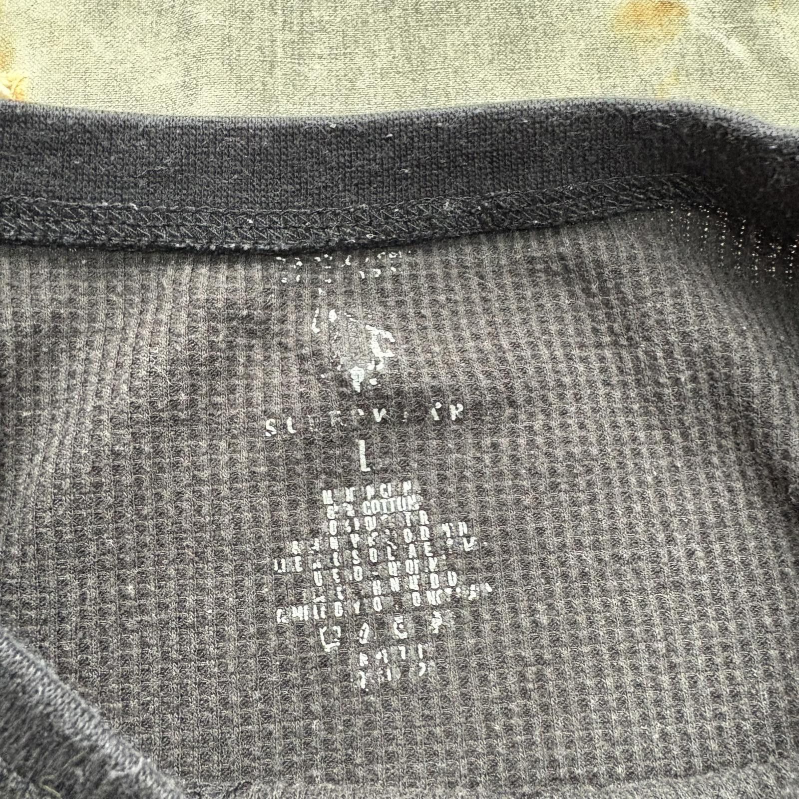 U.S. Polo Assn. Vintage Y2K U.S. Polo Assn. Black Grunge Skate Thermal Shirt Size US L / EU 52-54 / 3 - 3 Thumbnail
