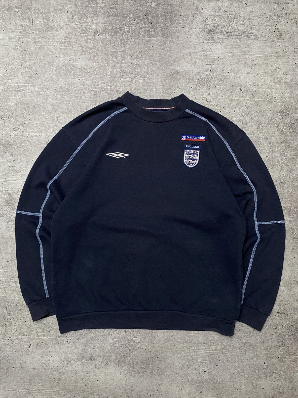 🔥UMBRO ENGLAND VINTAGE SOCCER SWEATSHIRT