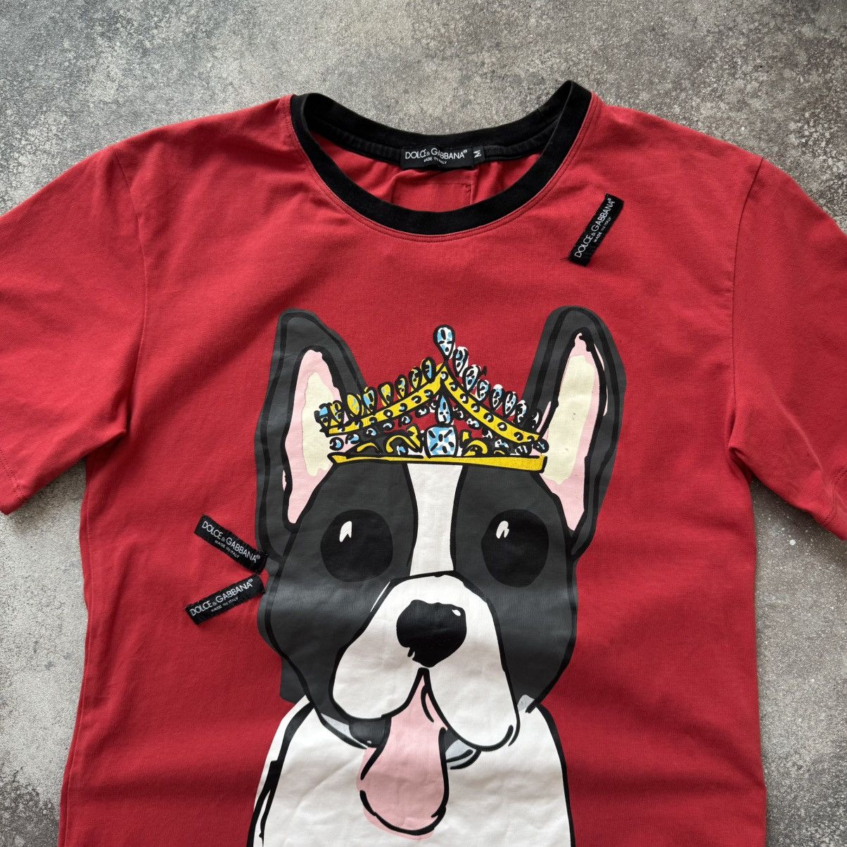 Dolce & Gabbana D&G Dolce & Gabbana «2018 Year of the Dog» T-Shirt Size M / US 6-8 / IT 42-44 - 4 Thumbnail