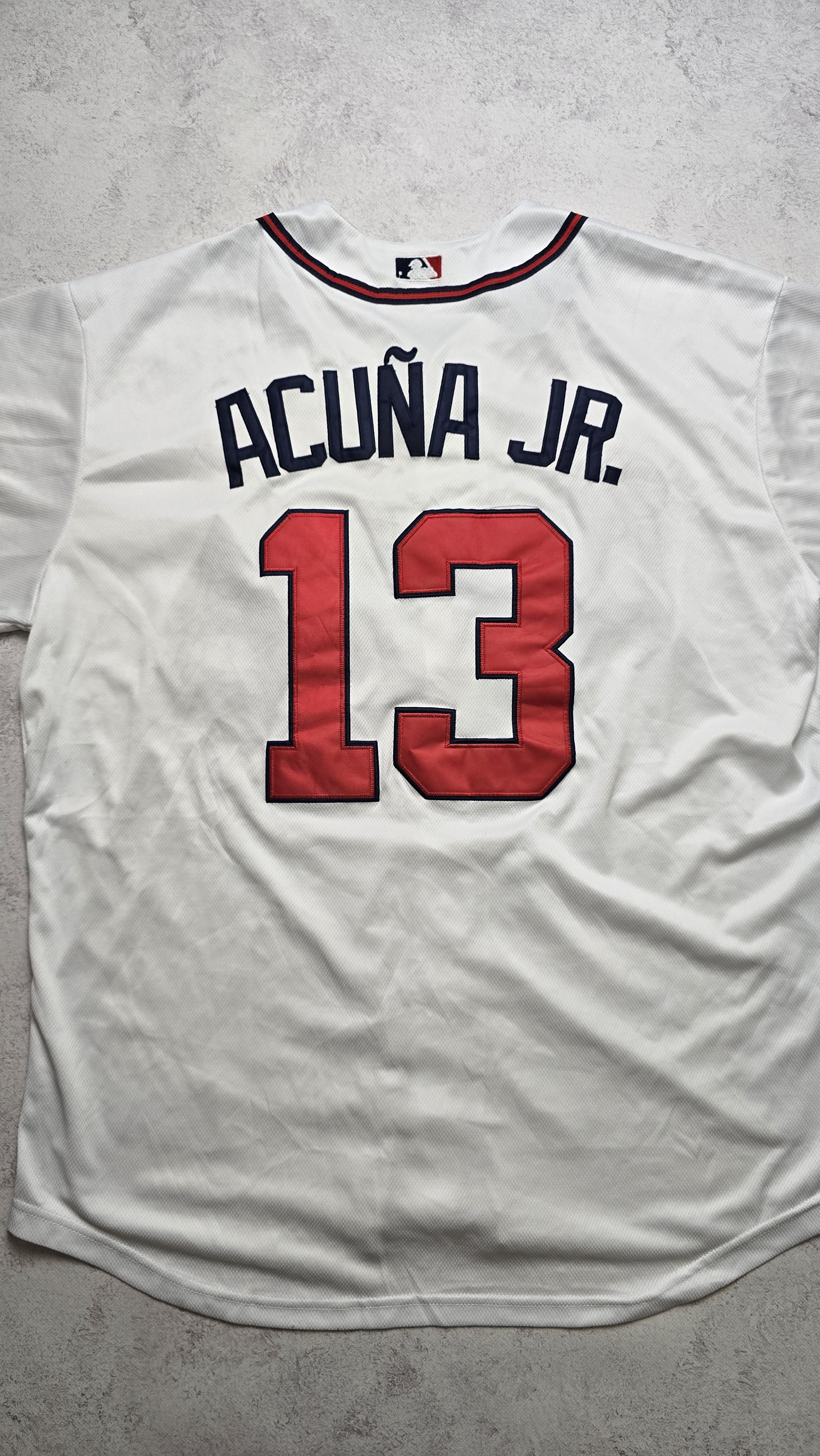 Majestic Atlanta Braves Ronald Acuña Jr. #13 MLB Baseball Jersey Size US XXL / EU 58 / 5 - 4 Thumbnail