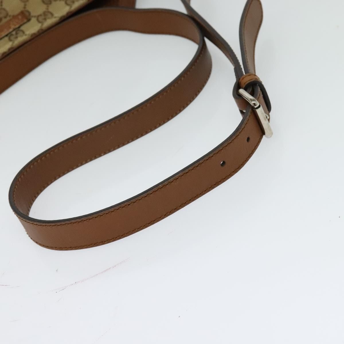 Gucci GUCCI GG Canvas Web Sherry Line Shoulder Bag Beige Red Green Size ONE SIZE - 7 Thumbnail