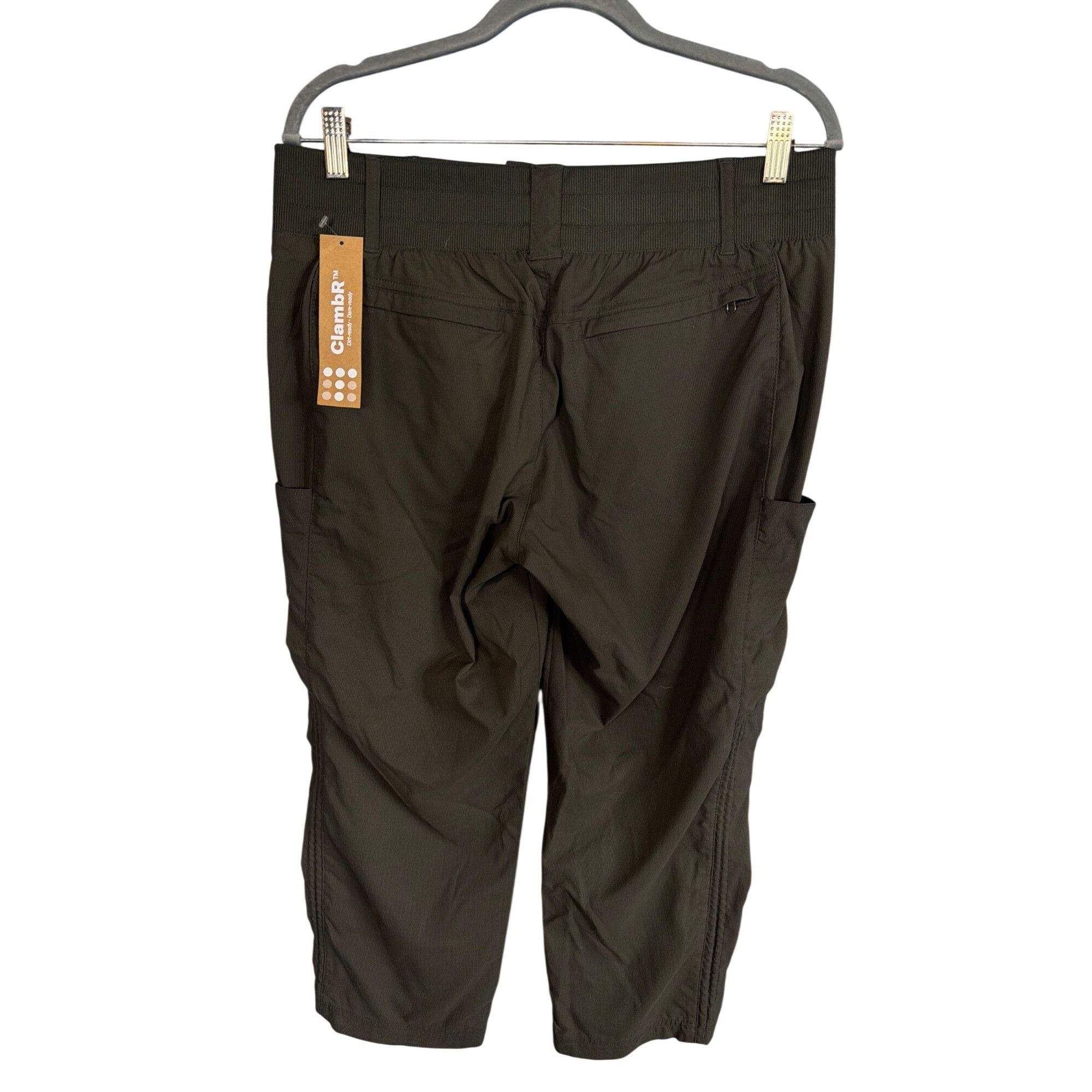 Other NWT Title Nine Women Gray Clamber Capri Hiking Nylon Pants 1 Size 36" / US 14 / IT 50 - 4 Thumbnail