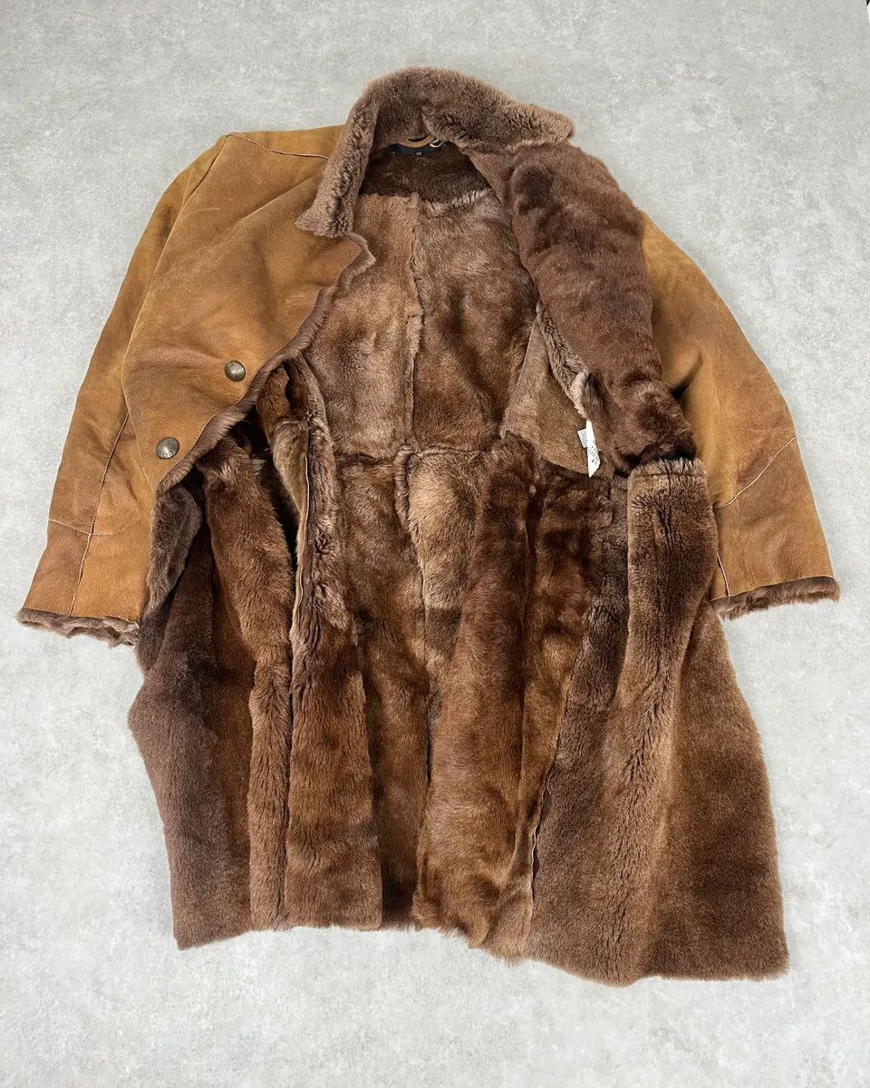 Roberto Cavalli AW2005 Cavalli Royal Brown Shearling Long Jacket Size US M / EU 48-50 / 2 - 9 Thumbnail