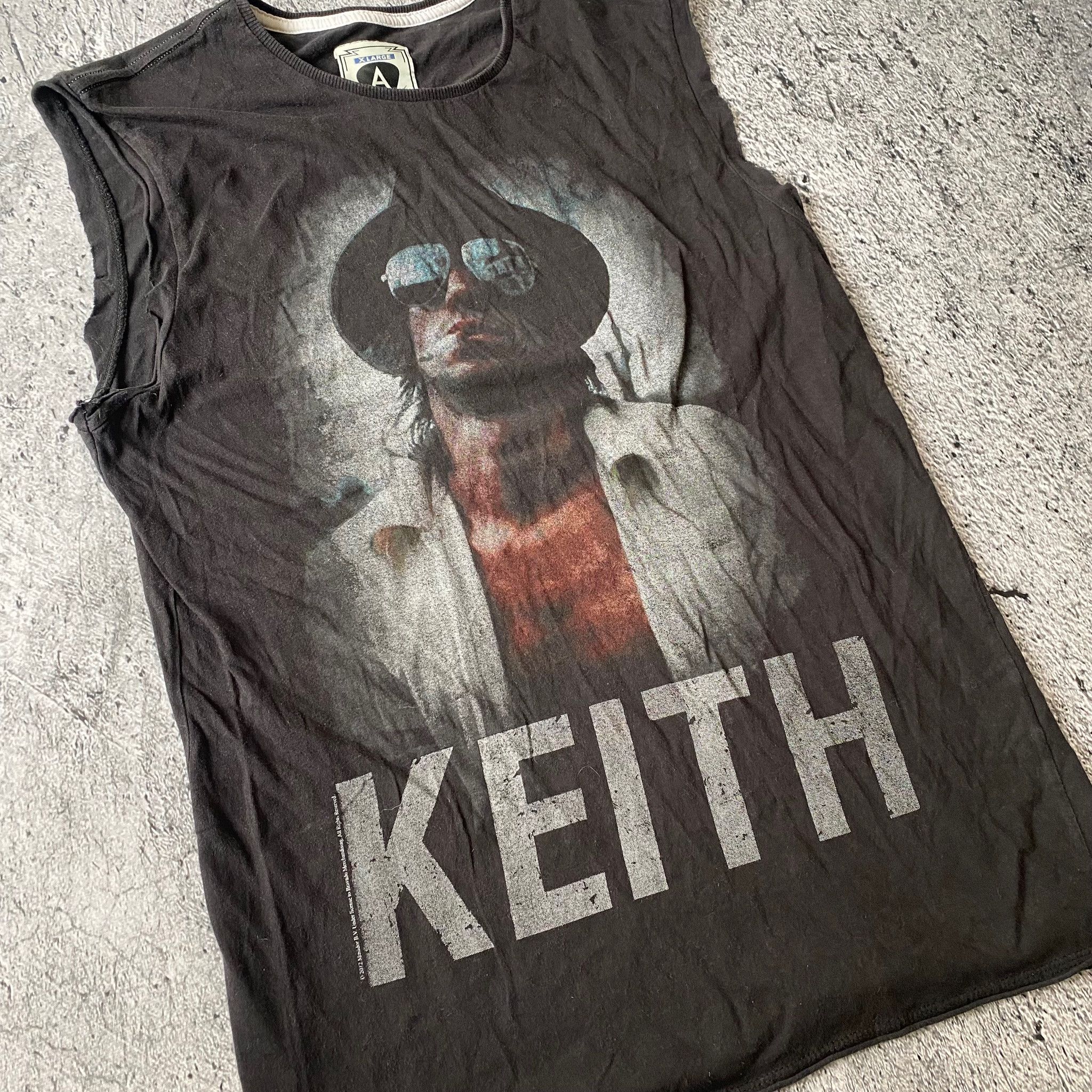 Band Tees Keith Richards The Rolling Stones Portrait Sleeveless 2012 Size US XL / EU 56 / 4 - 3 Thumbnail
